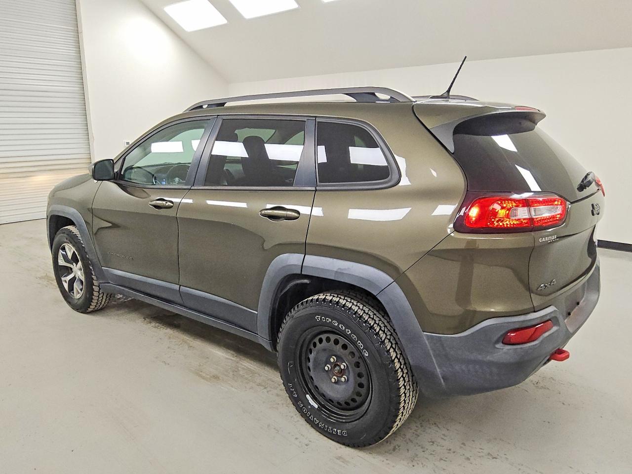2014 Jeep Cherokee Trailhawk Green vin: 1C4PJMBB8EW204826
