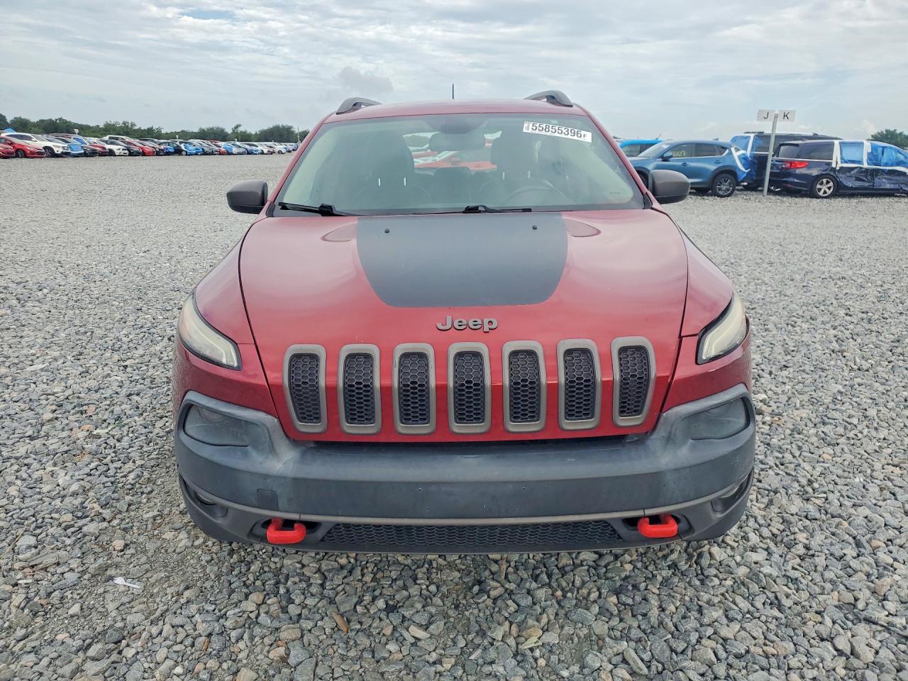 2014 Jeep Cherokee Trailhawk Red vin: 1C4PJMBB8EW244260