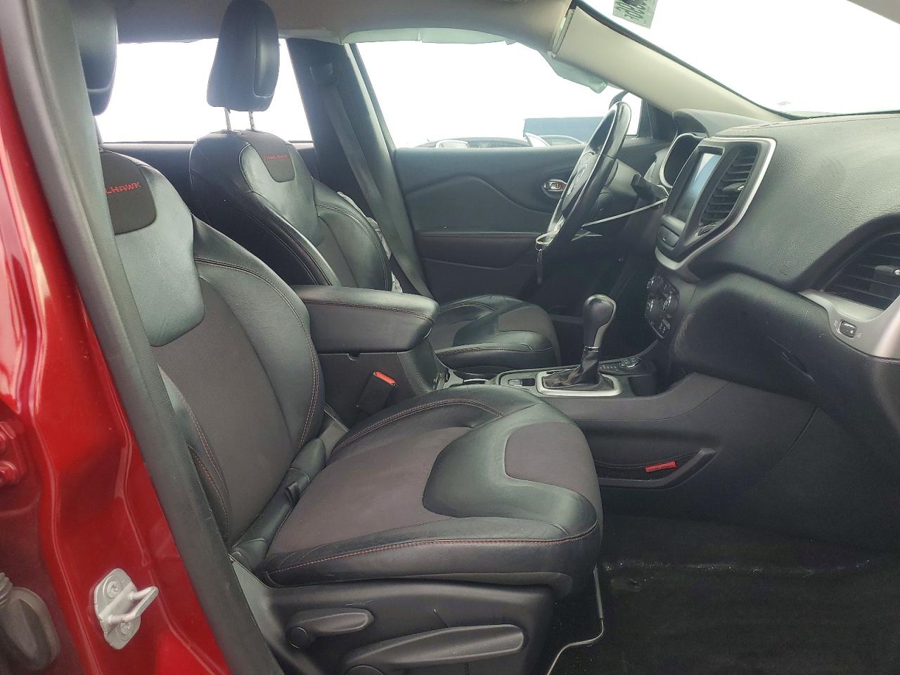 2014 Jeep Cherokee Trailhawk Red vin: 1C4PJMBB8EW244260