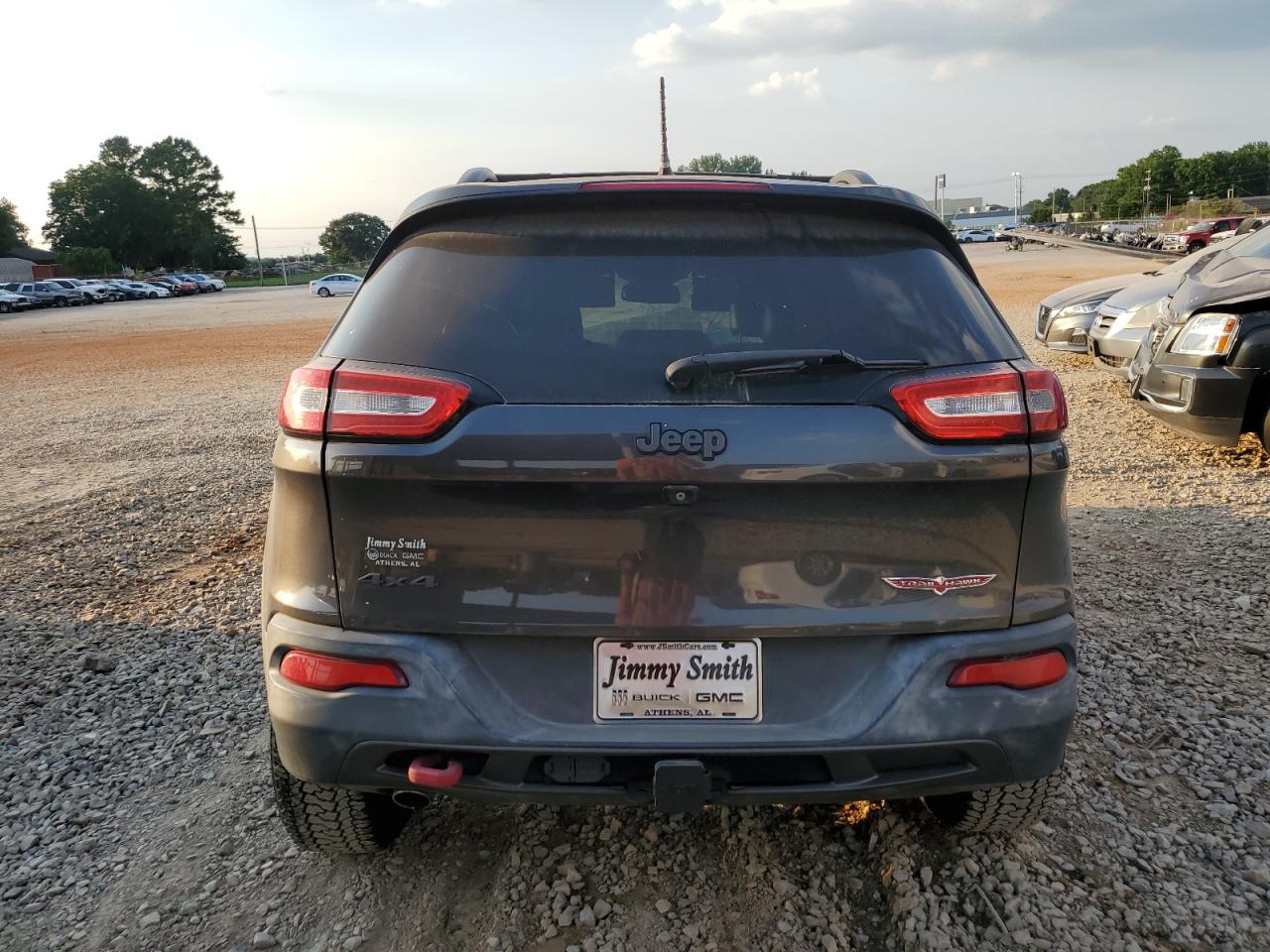 2015 Jeep Cherokee Trailhawk Gray vin: 1C4PJMBB8FW594067