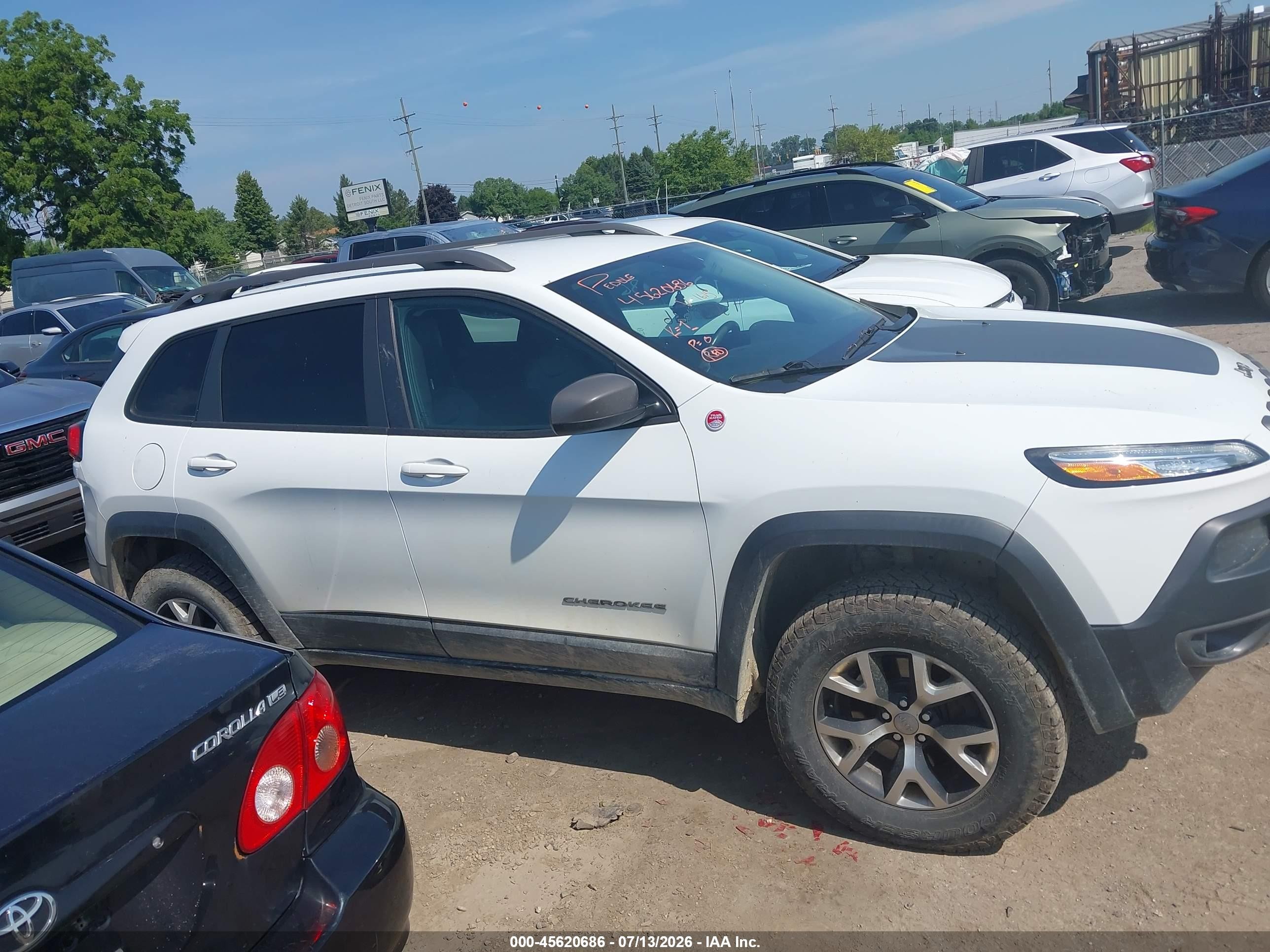 2014 Jeep Cherokee Trailhawk Белый vin: 1C4PJMBB9EW161615