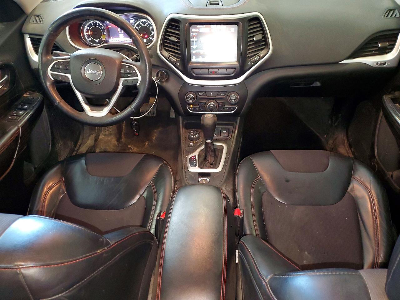 2014 Jeep Cherokee Trailhawk Gray vin: 1C4PJMBB9EW180181