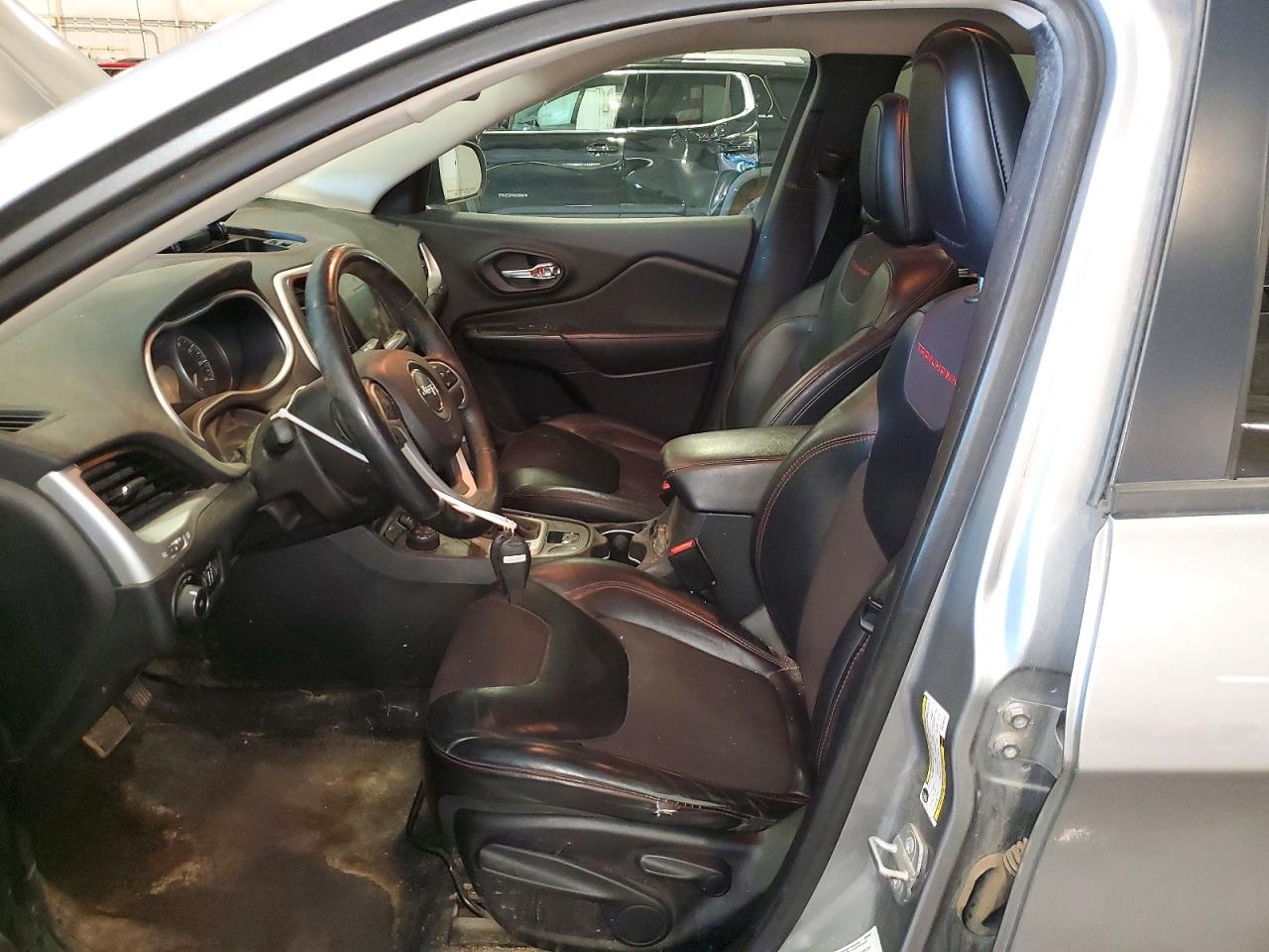 2014 Jeep Cherokee Trailhawk Gray vin: 1C4PJMBB9EW180181