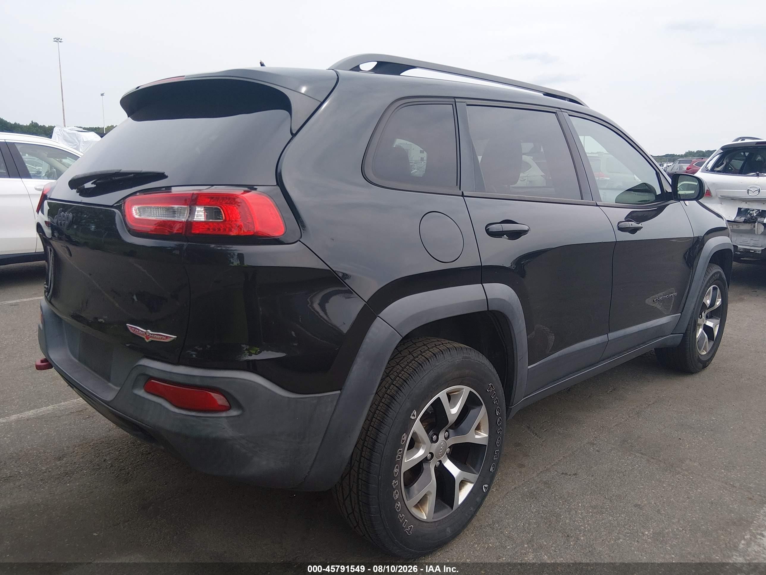 2014 Jeep Cherokee Trailhawk Черный vin: 1C4PJMBBXEW130180