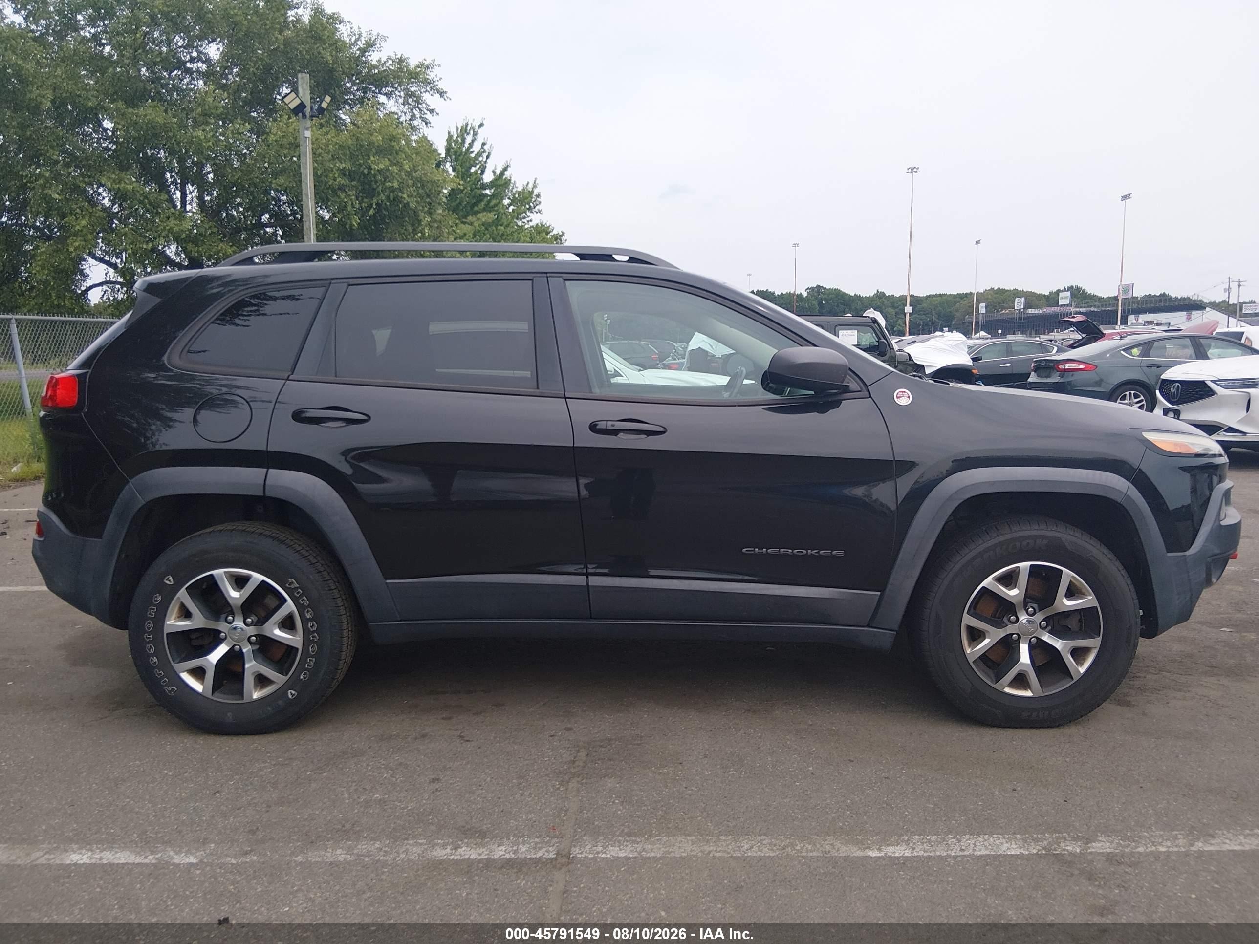 2014 Jeep Cherokee Trailhawk Черный vin: 1C4PJMBBXEW130180