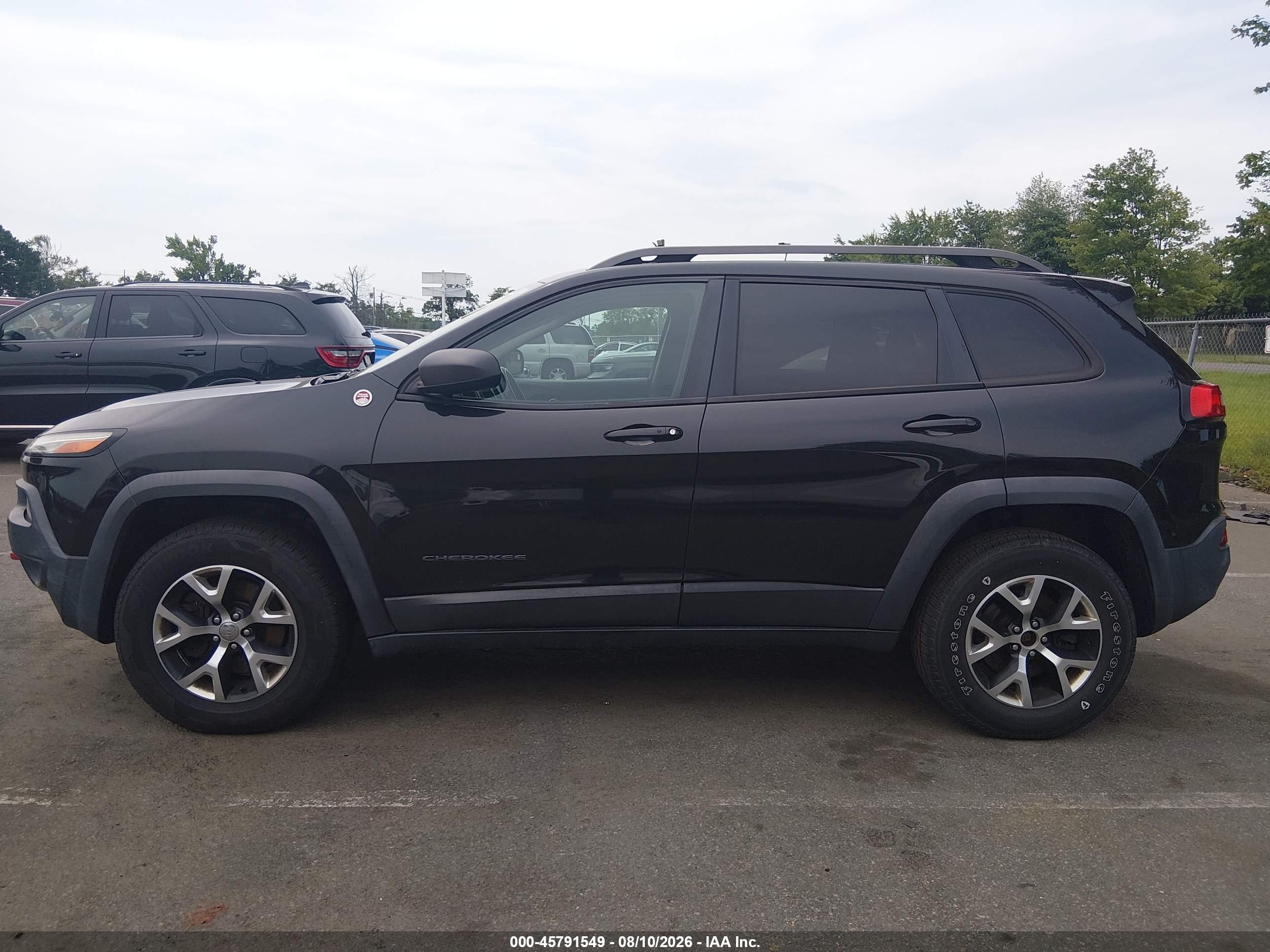 2014 Jeep Cherokee Trailhawk Черный vin: 1C4PJMBBXEW130180