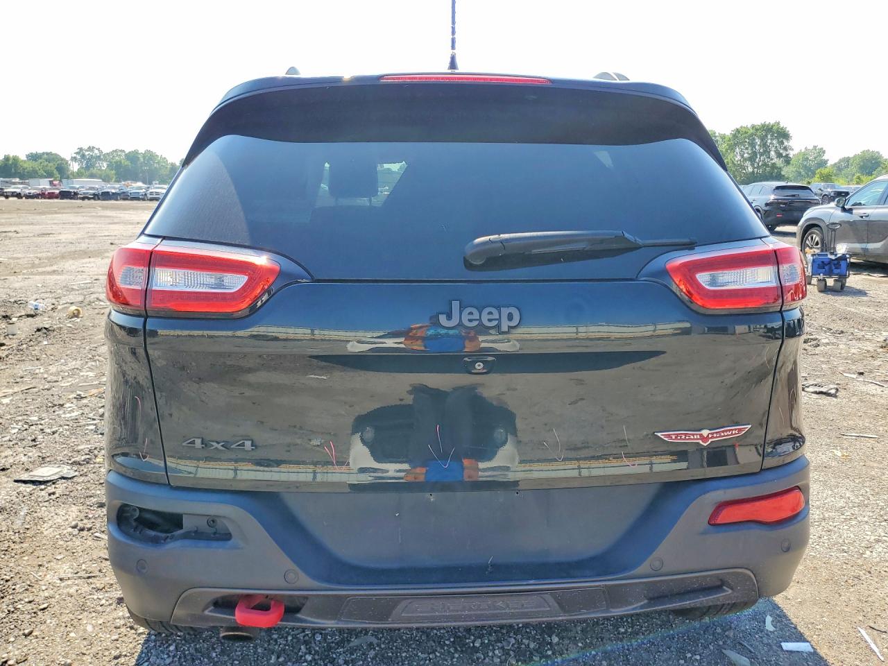 2014 Jeep Cherokee Trailhawk Black vin: 1C4PJMBBXEW187060