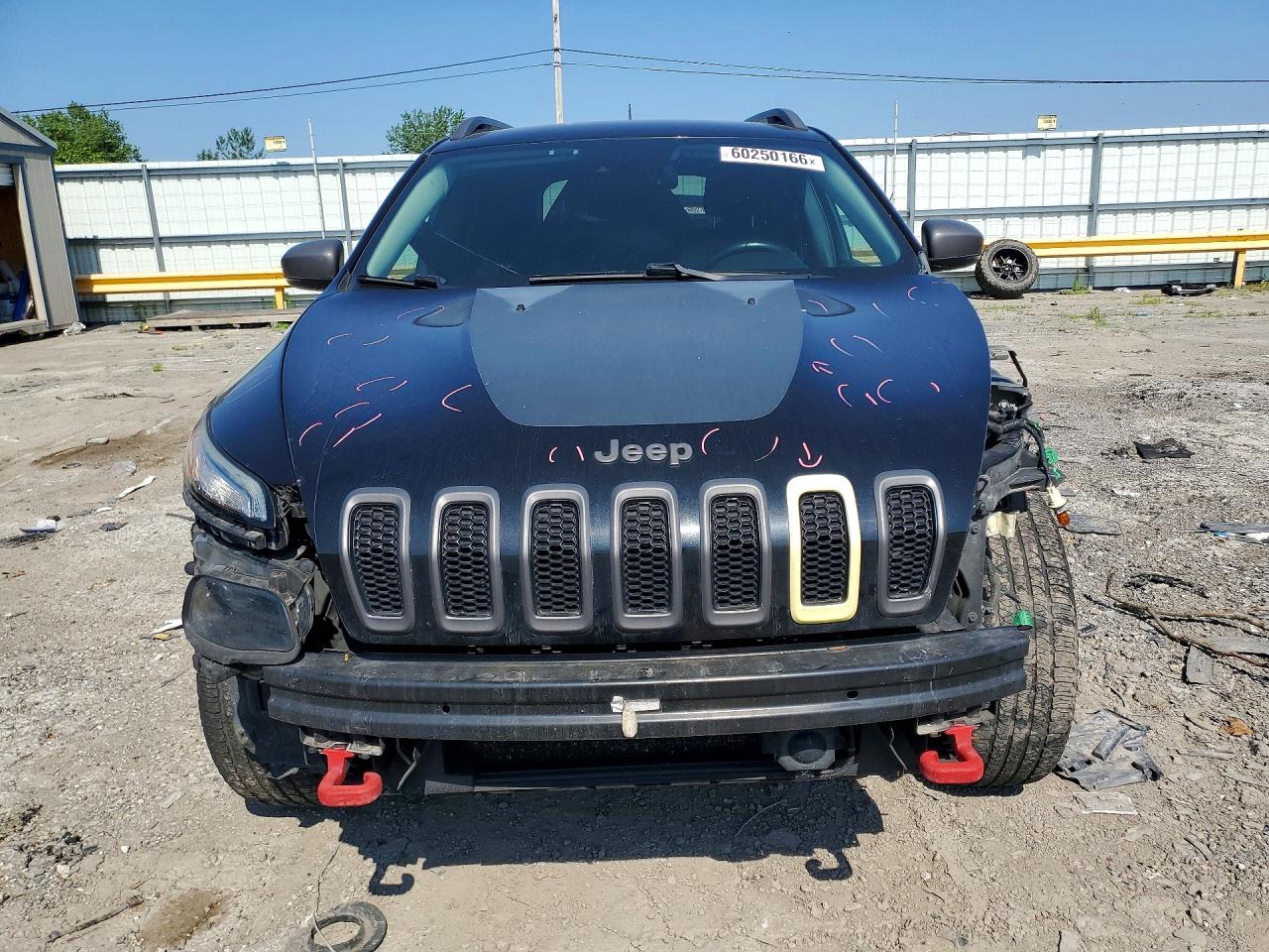 2014 Jeep Cherokee Trailhawk Black vin: 1C4PJMBBXEW187060
