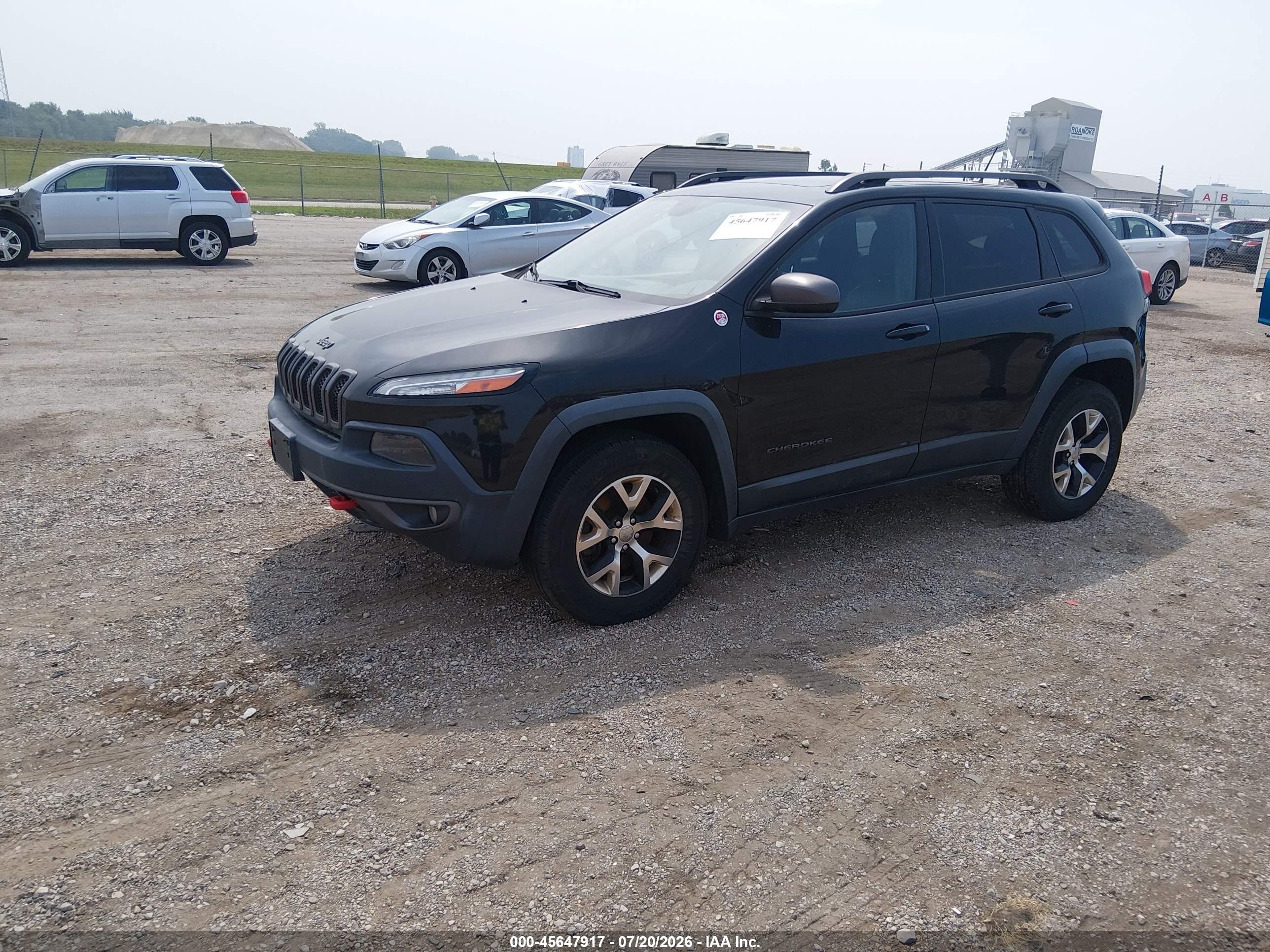 2014 Jeep Cherokee Trailhawk Черный vin: 1C4PJMBBXEW311179