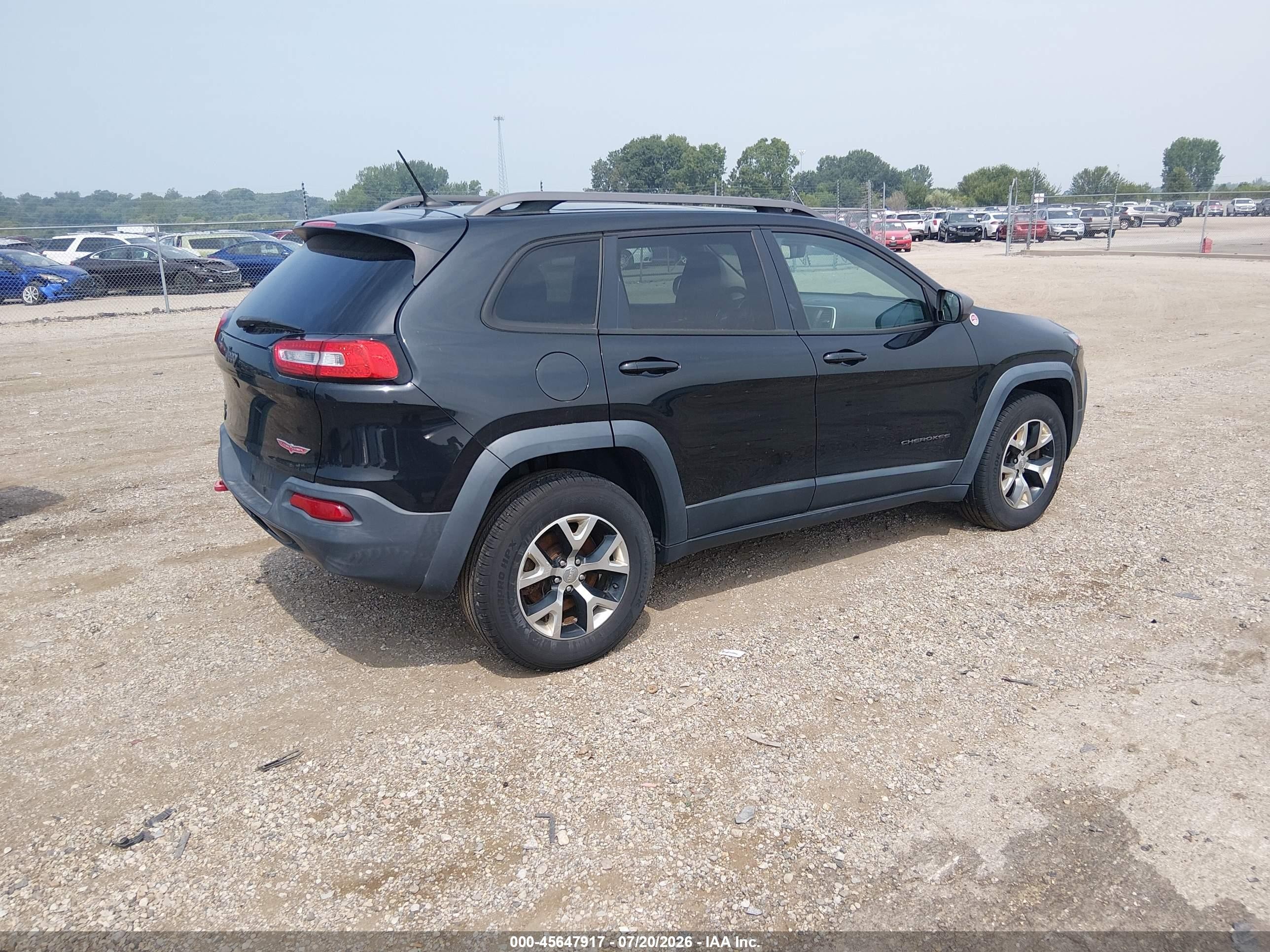 2014 Jeep Cherokee Trailhawk Черный vin: 1C4PJMBBXEW311179