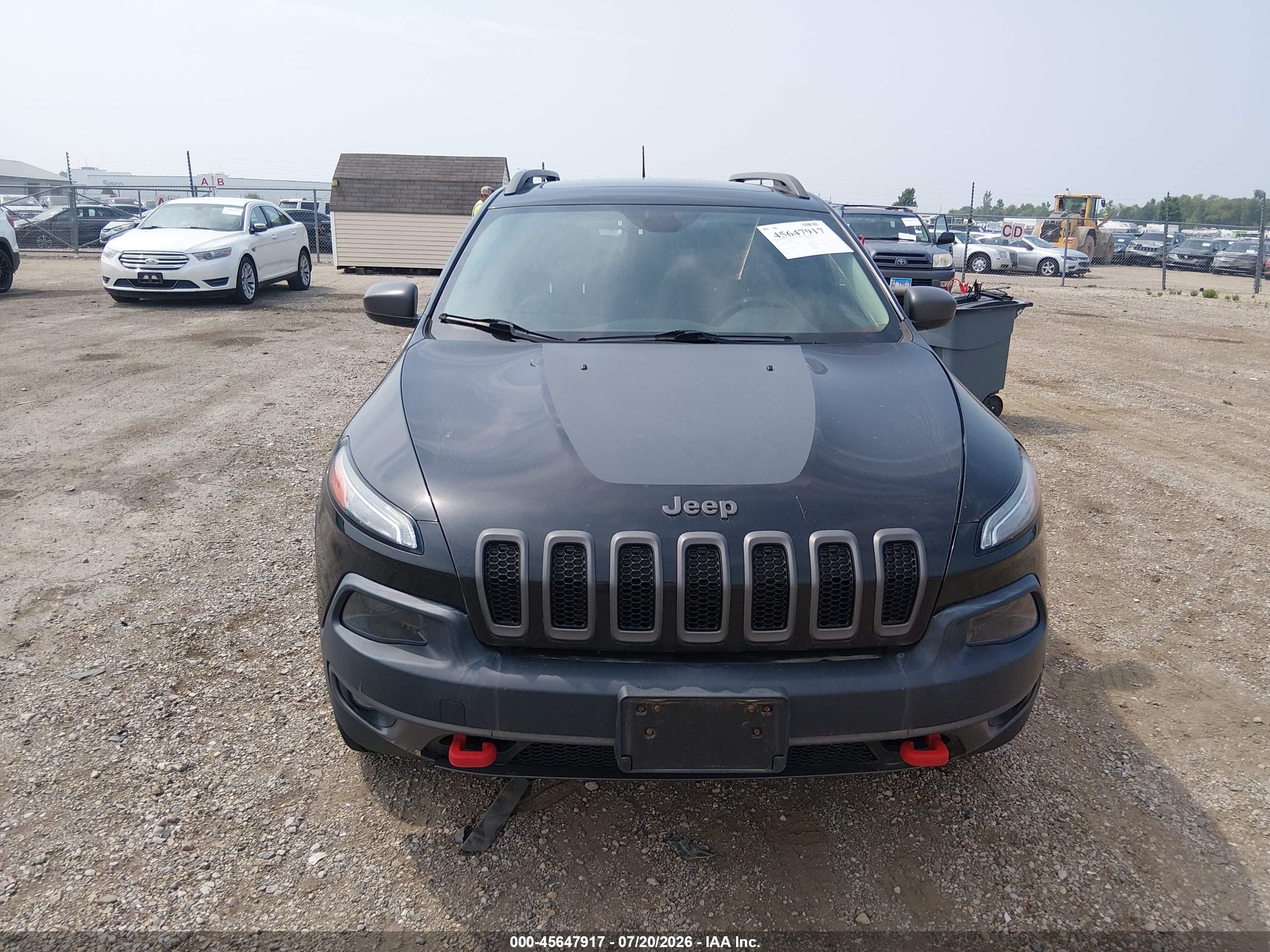 2014 Jeep Cherokee Trailhawk Черный vin: 1C4PJMBBXEW311179