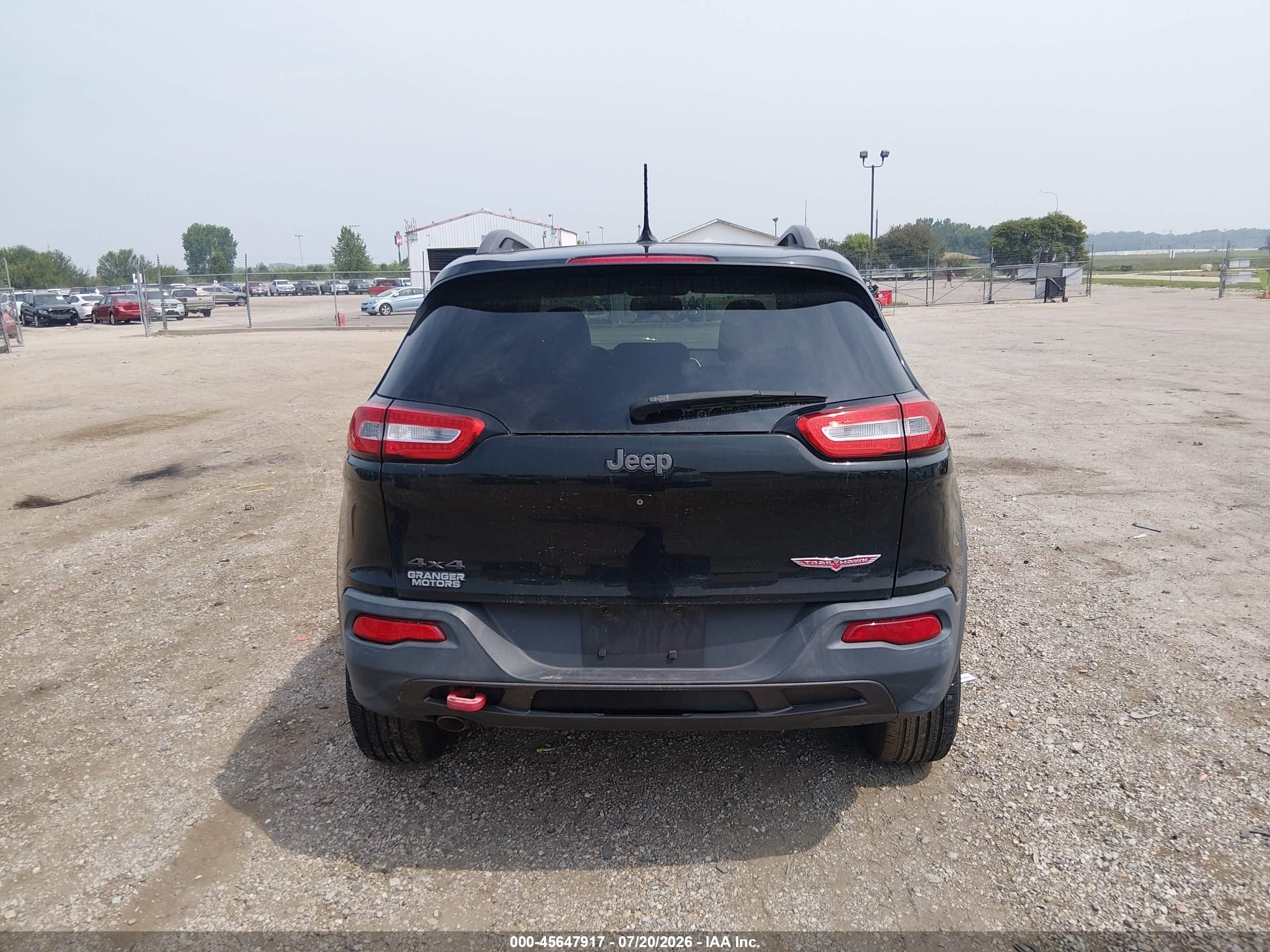 2014 Jeep Cherokee Trailhawk Черный vin: 1C4PJMBBXEW311179