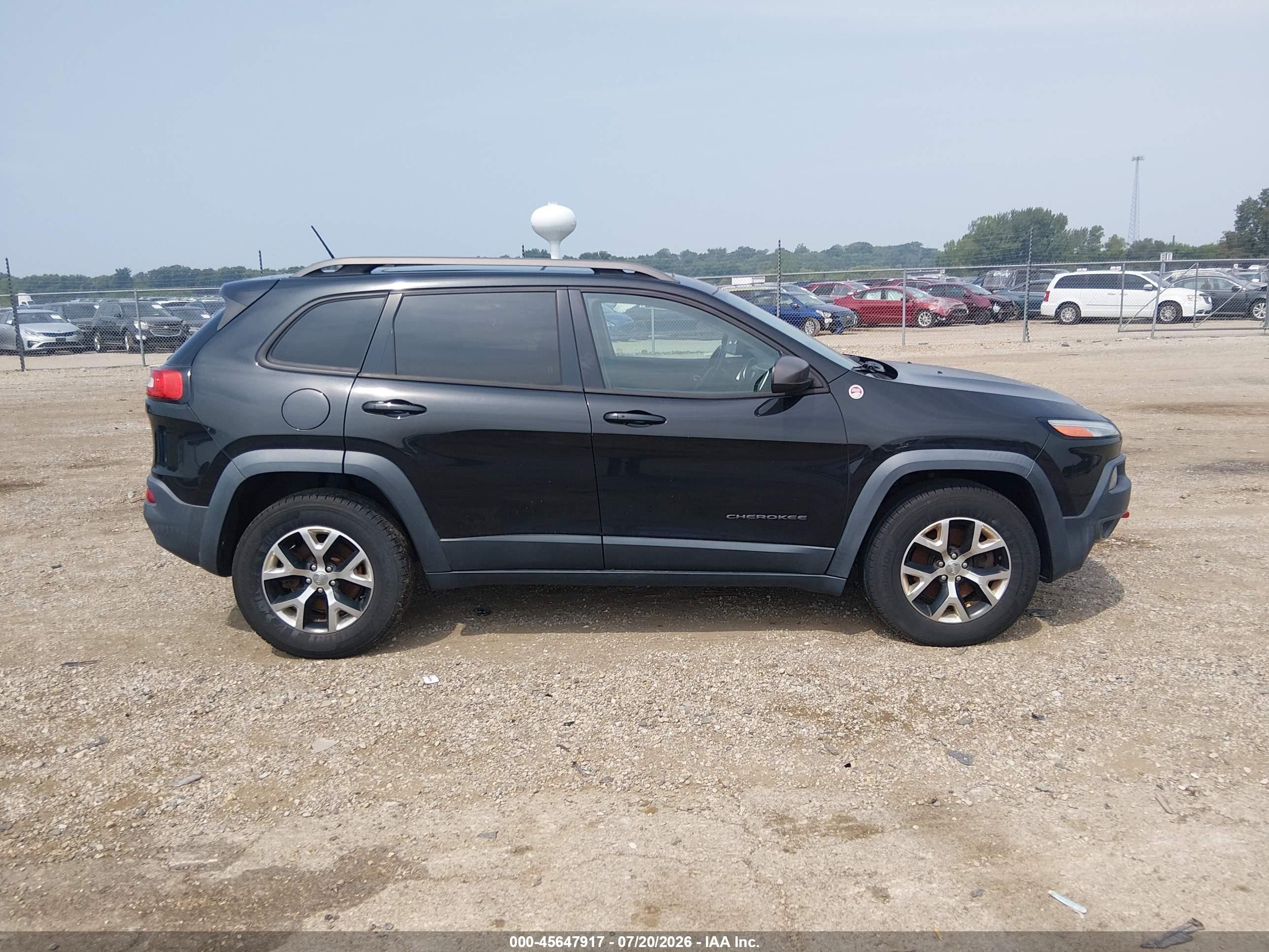 2014 Jeep Cherokee Trailhawk Черный vin: 1C4PJMBBXEW311179