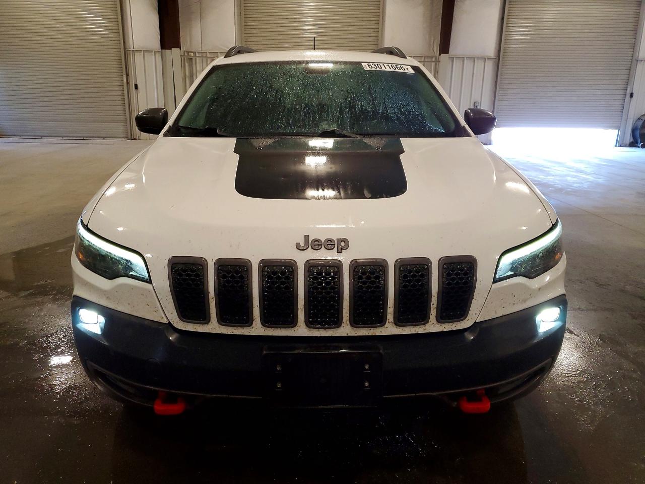 2020 Jeep Cherokee Trailhawk White vin: 1C4PJMBN6LD623194