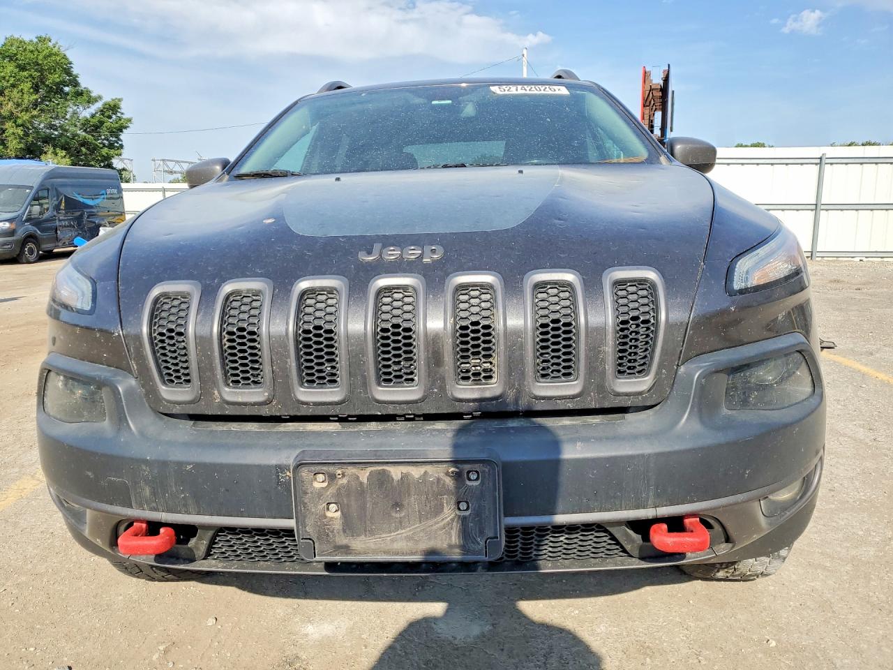 2014 Jeep Cherokee Trailhawk Gray vin: 1C4PJMBS0EW188122