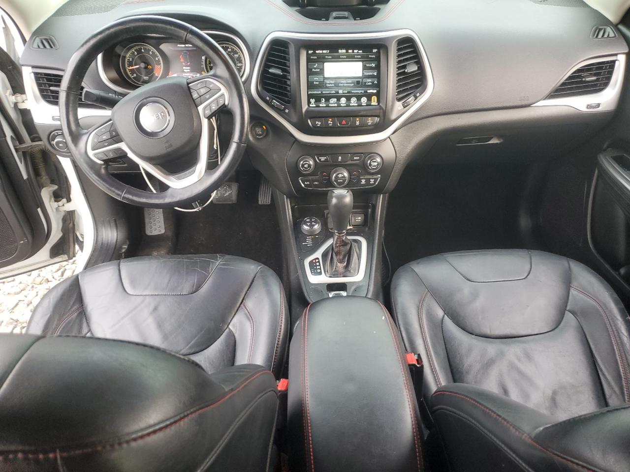 2014 Jeep Cherokee Trailhawk White vin: 1C4PJMBS0EW191621