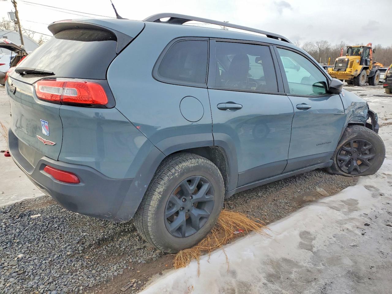 2014 Jeep Cherokee Trailhawk Gray vin: 1C4PJMBS0EW202388