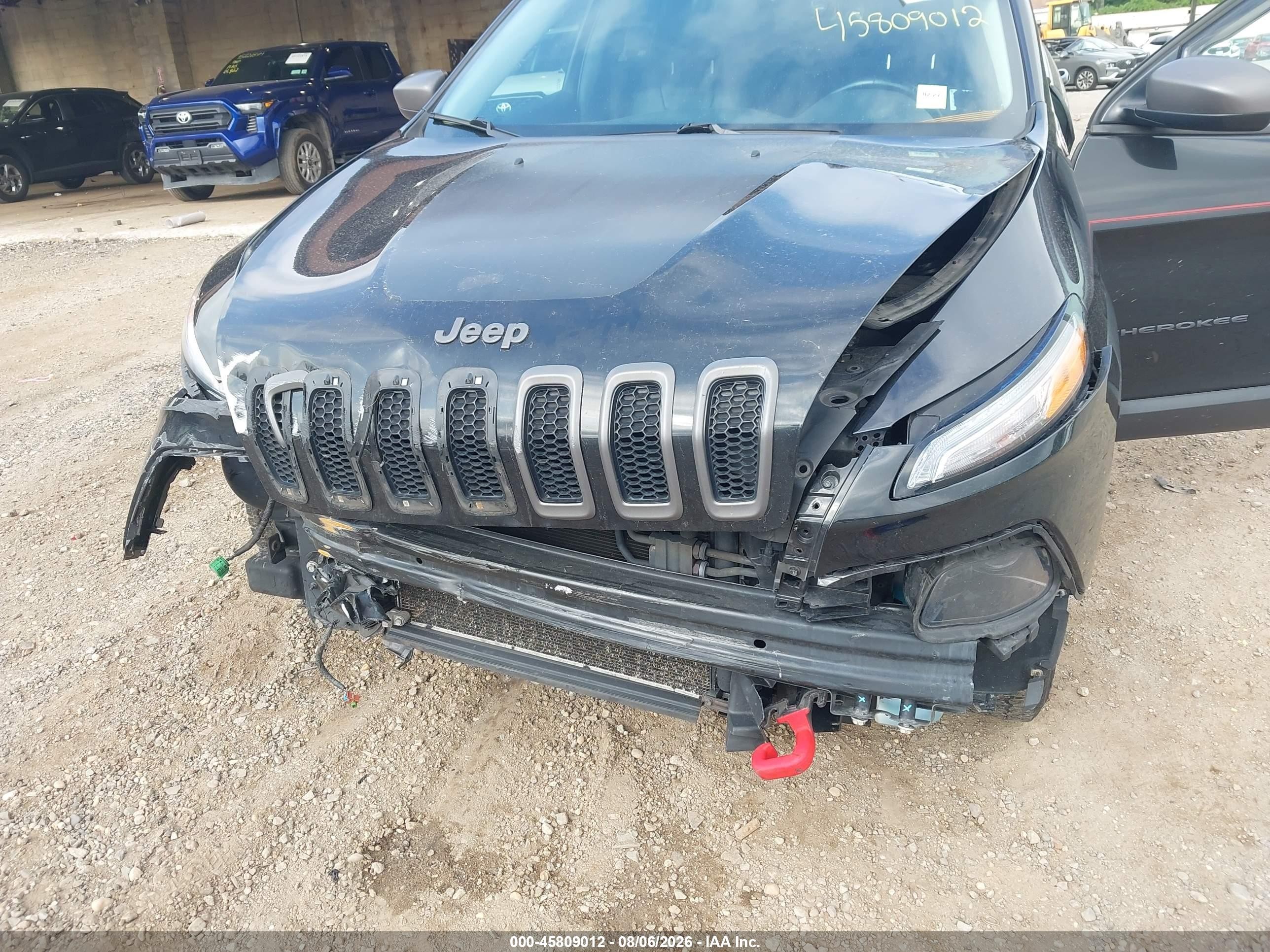 2014 Jeep Cherokee Trailhawk Черный vin: 1C4PJMBS0EW267788