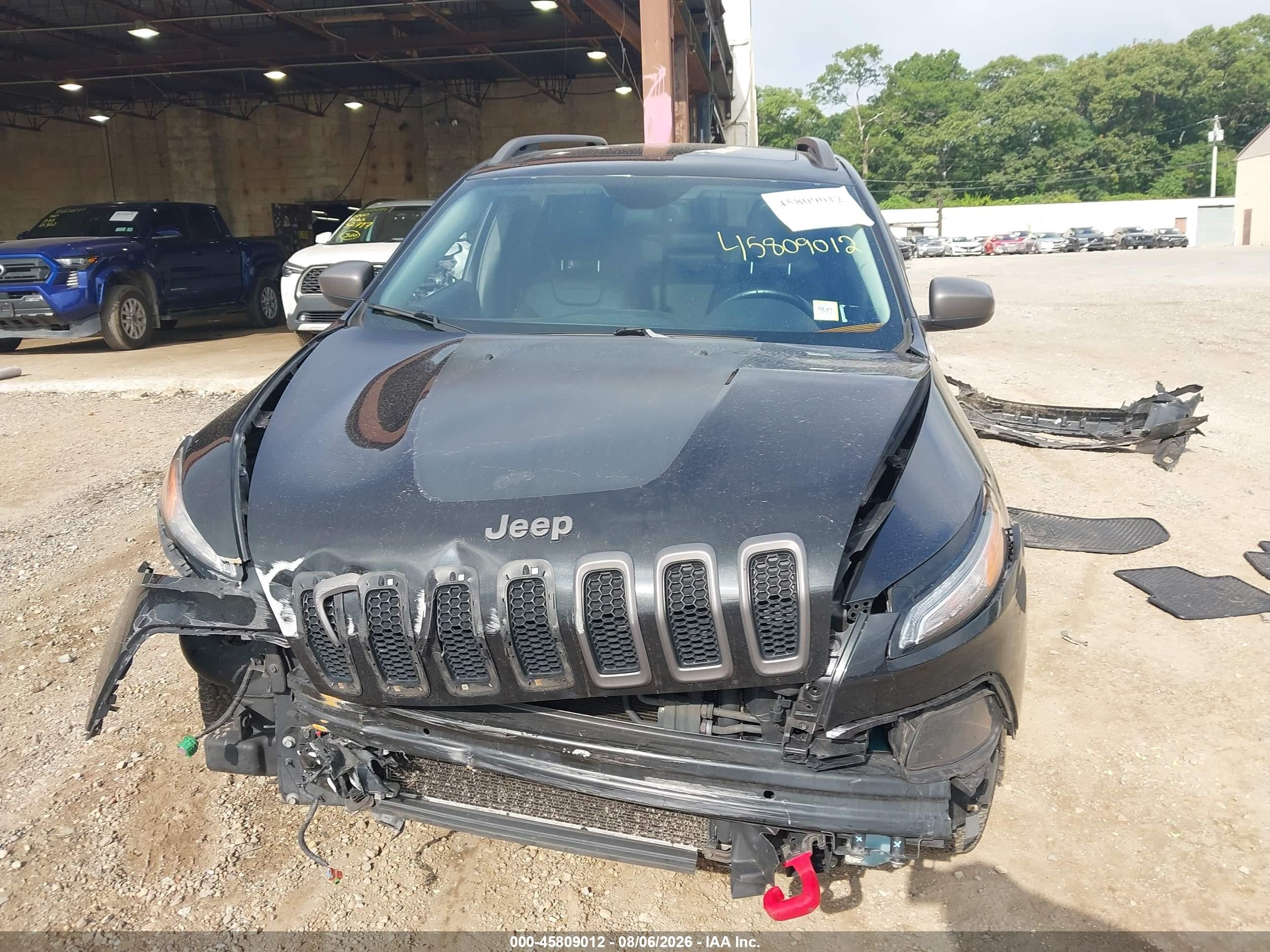 2014 Jeep Cherokee Trailhawk Черный vin: 1C4PJMBS0EW267788
