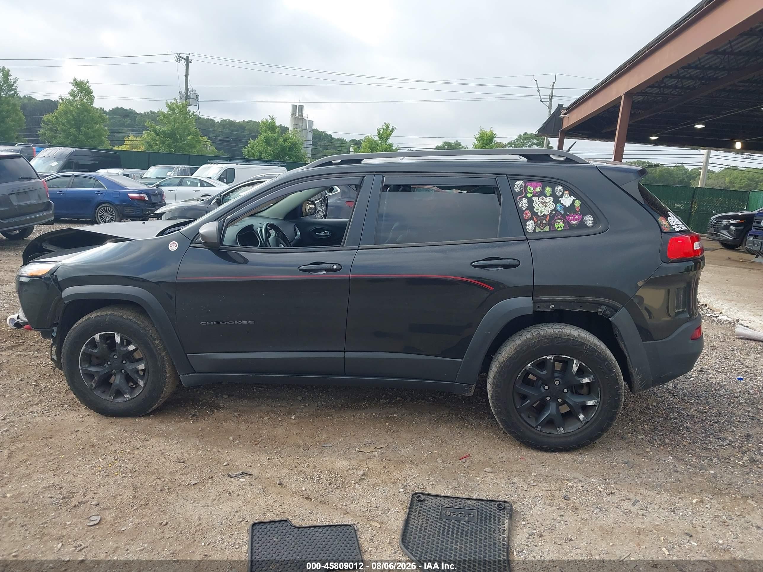 2014 Jeep Cherokee Trailhawk Черный vin: 1C4PJMBS0EW267788