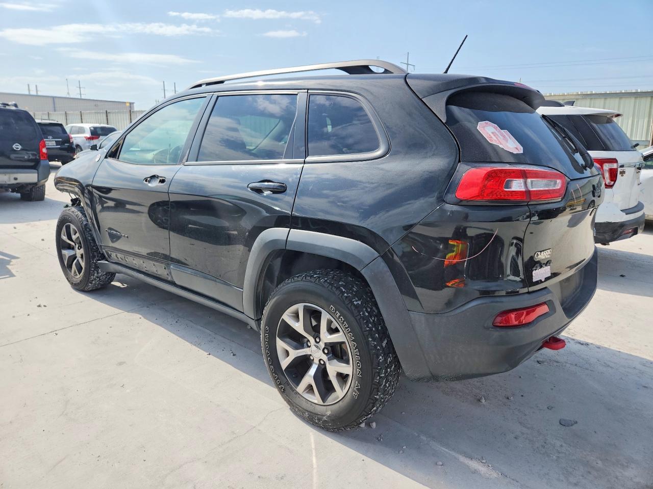 2015 Jeep Cherokee Trailhawk Black vin: 1C4PJMBS0FW556963