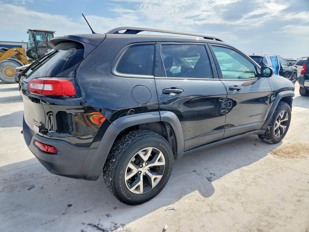 2015 Jeep Cherokee Trailhawk Black vin: 1C4PJMBS0FW556963