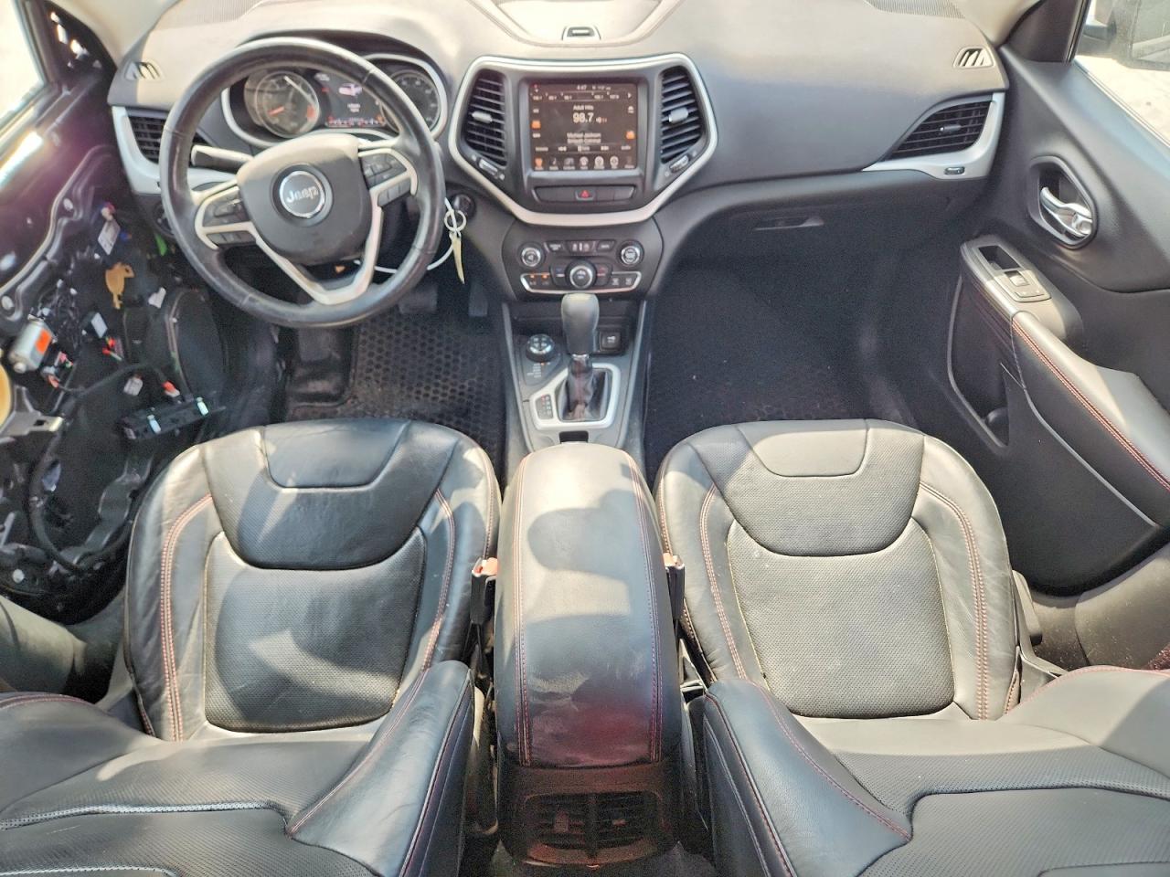2015 Jeep Cherokee Trailhawk Black vin: 1C4PJMBS0FW556963