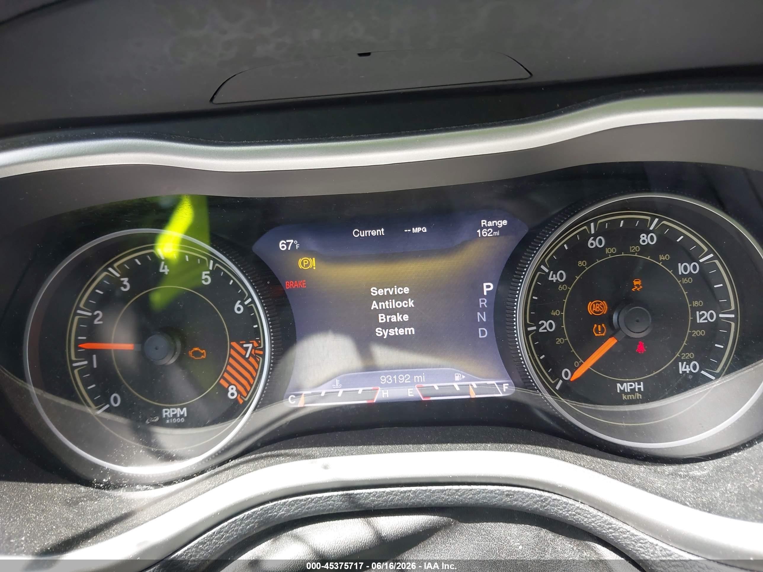 2015 Jeep Cherokee Trailhawk Blue vin: 1C4PJMBS0FW598808