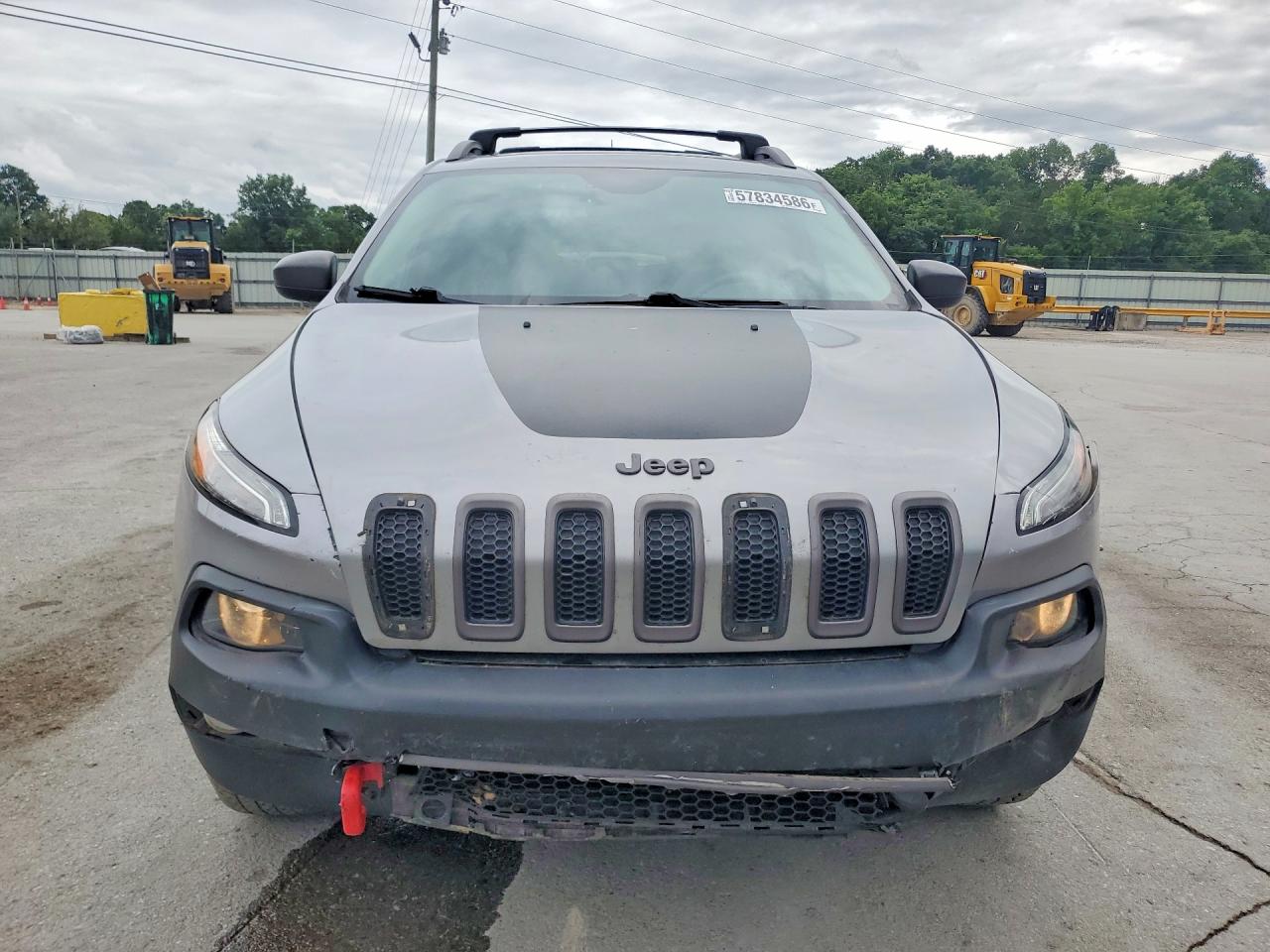 2015 Jeep Cherokee Trailhawk Серебряный vin: 1C4PJMBS0FW681624