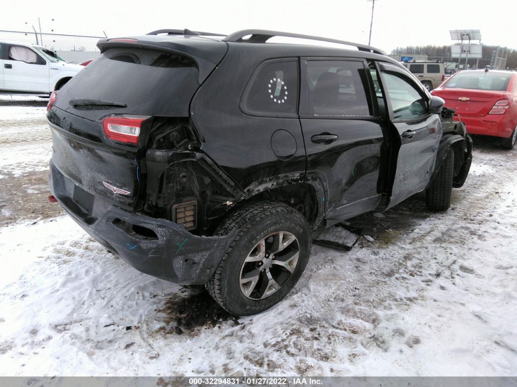 2017 Jeep Cherokee Trailhawk Black vin: 1C4PJMBS0HW513162