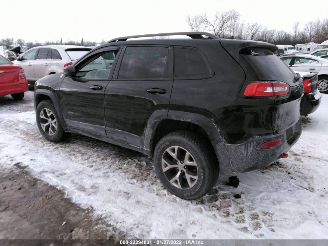 2017 Jeep Cherokee Trailhawk Black vin: 1C4PJMBS0HW513162