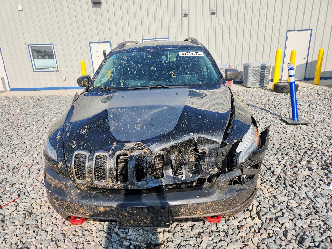 2017 Jeep Cherokee Trailhawk Black vin: 1C4PJMBS0HW513162