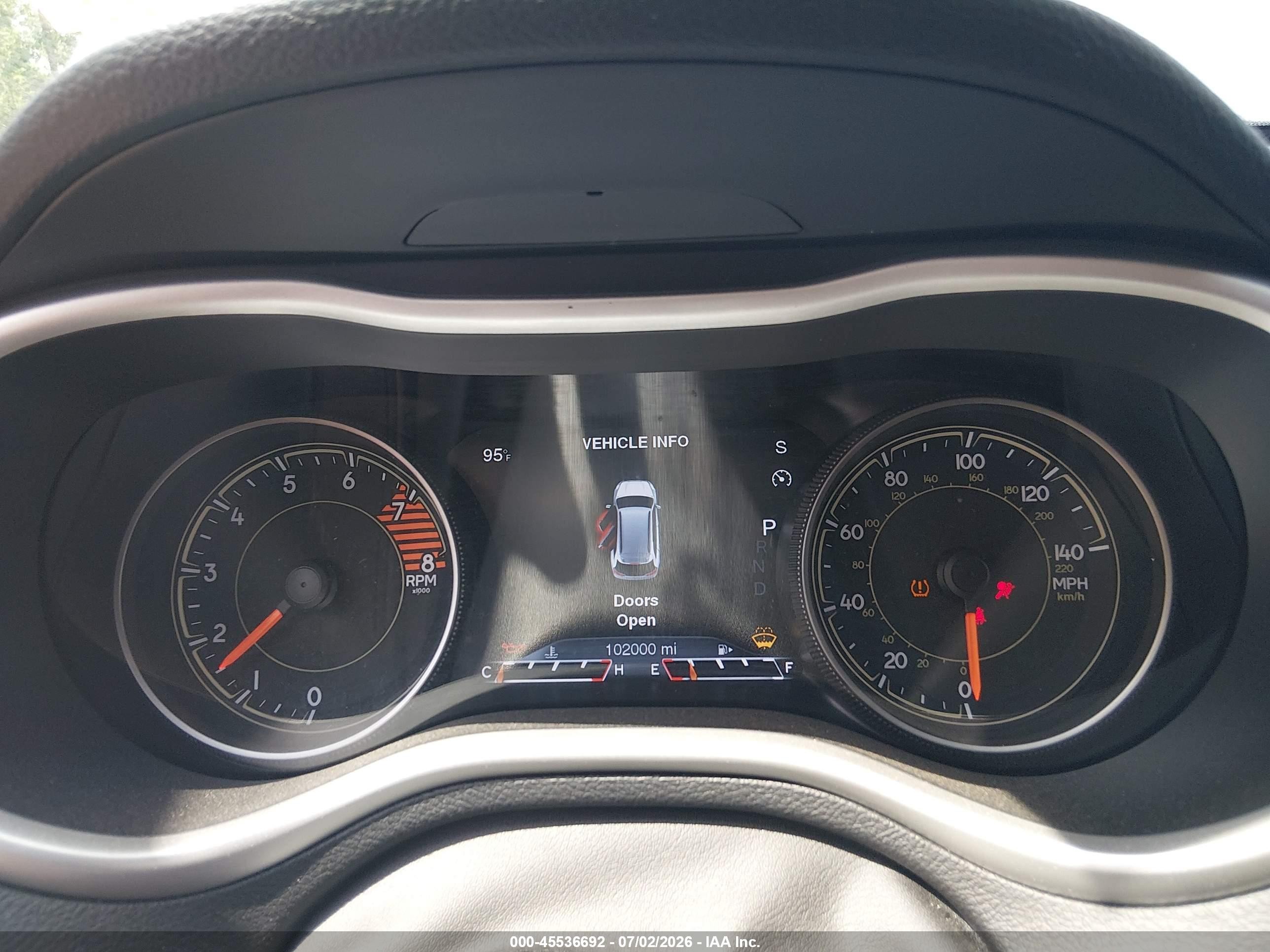 2017 Jeep Cherokee Trailhawk Серый vin: 1C4PJMBS0HW612791