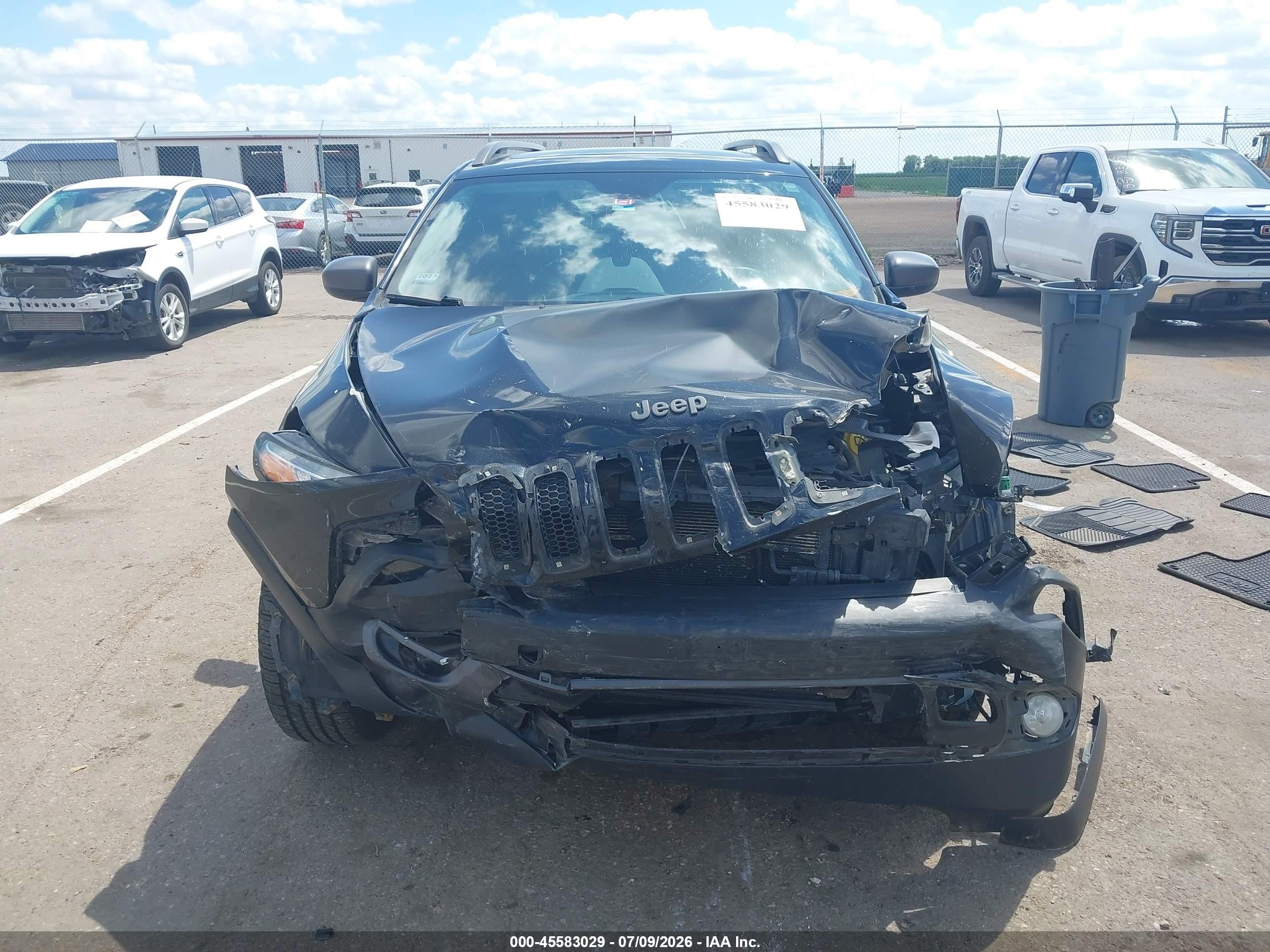 2014 Jeep Cherokee Trailhawk Black vin: 1C4PJMBS1EW161687
