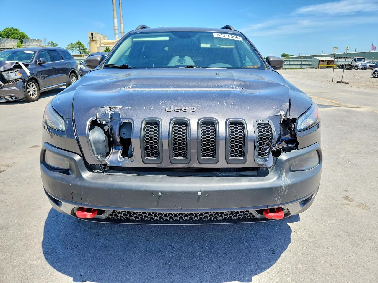 2014 Jeep Cherokee Gray vin: 1C4PJMBS1EW216283