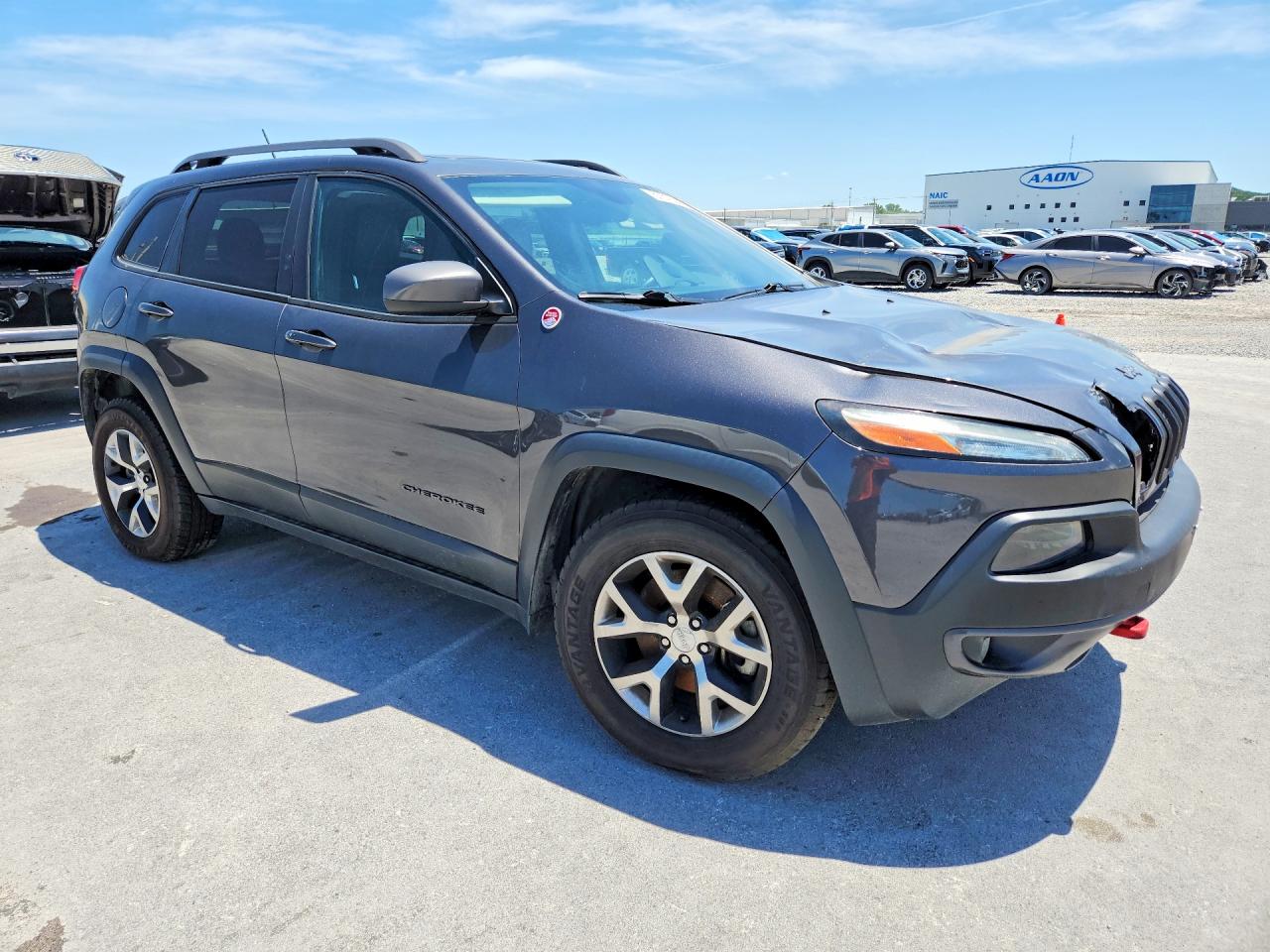 2014 Jeep Cherokee Gray vin: 1C4PJMBS1EW216283