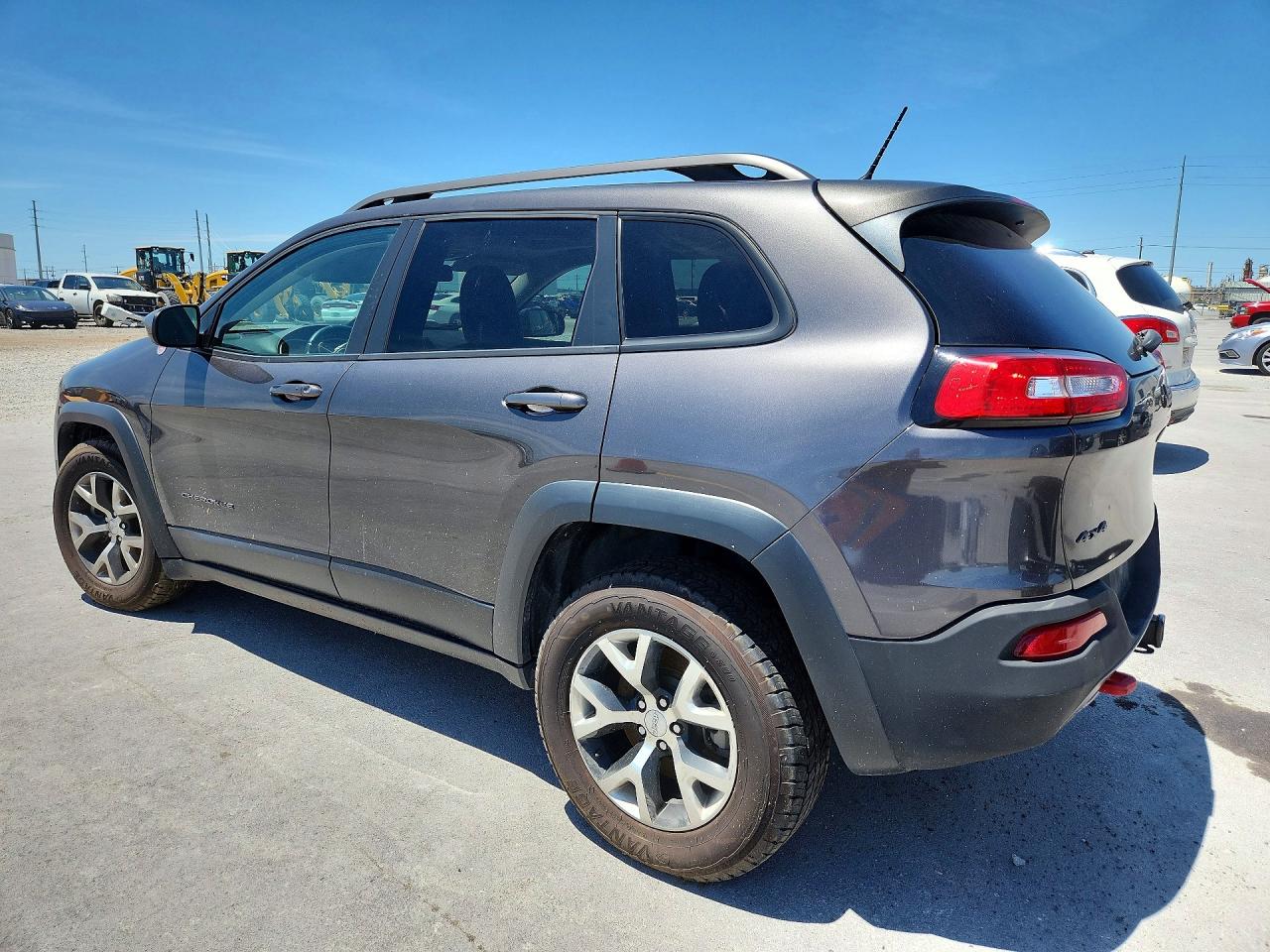 2014 Jeep Cherokee Gray vin: 1C4PJMBS1EW216283