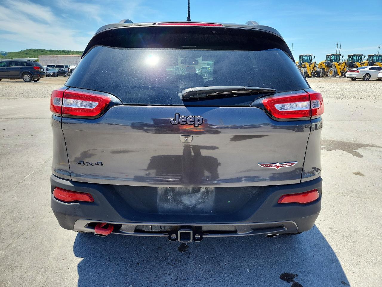2014 Jeep Cherokee Gray vin: 1C4PJMBS1EW216283