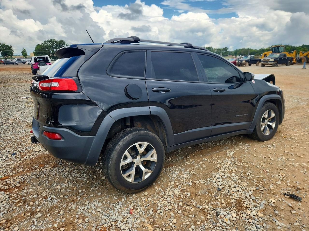 2014 Jeep Cherokee Trailhawk Black vin: 1C4PJMBS1EW246917