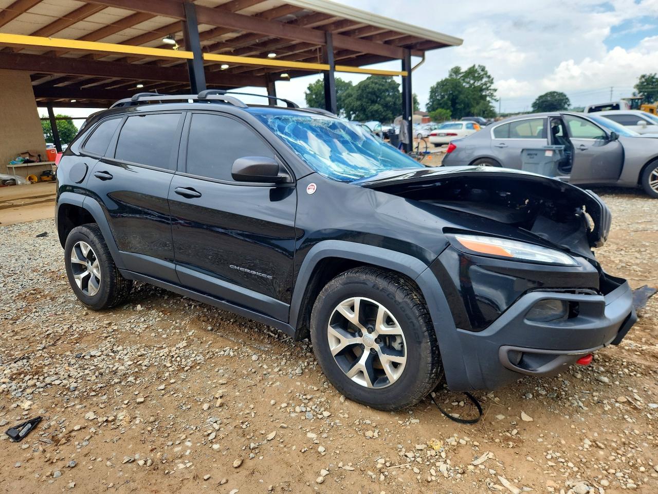 2014 Jeep Cherokee Trailhawk Black vin: 1C4PJMBS1EW246917