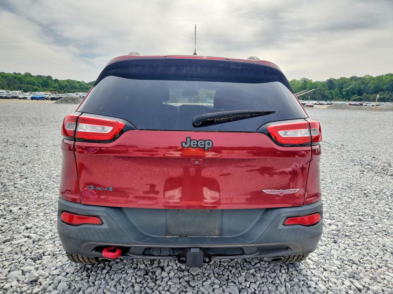 2015 Jeep Cherokee Trailhawk Красный vin: 1C4PJMBS1FW617432