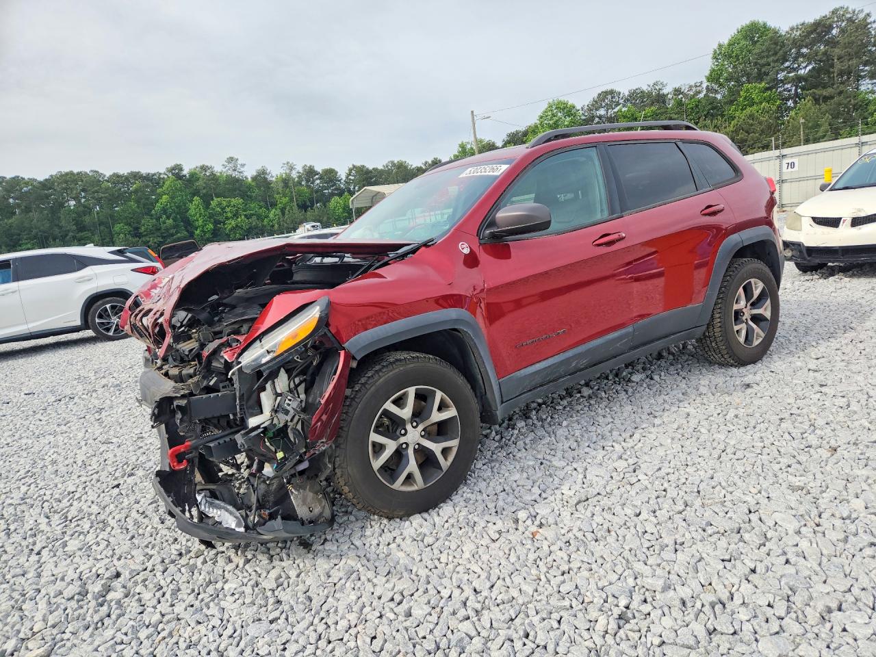 2015 Jeep Cherokee Trailhawk Красный vin: 1C4PJMBS1FW617432
