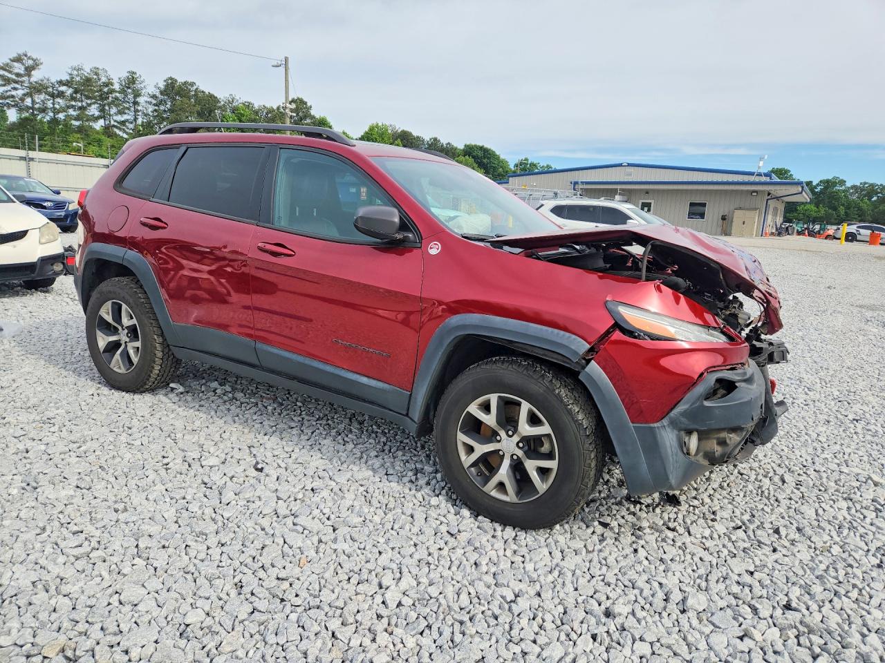 2015 Jeep Cherokee Trailhawk Красный vin: 1C4PJMBS1FW617432