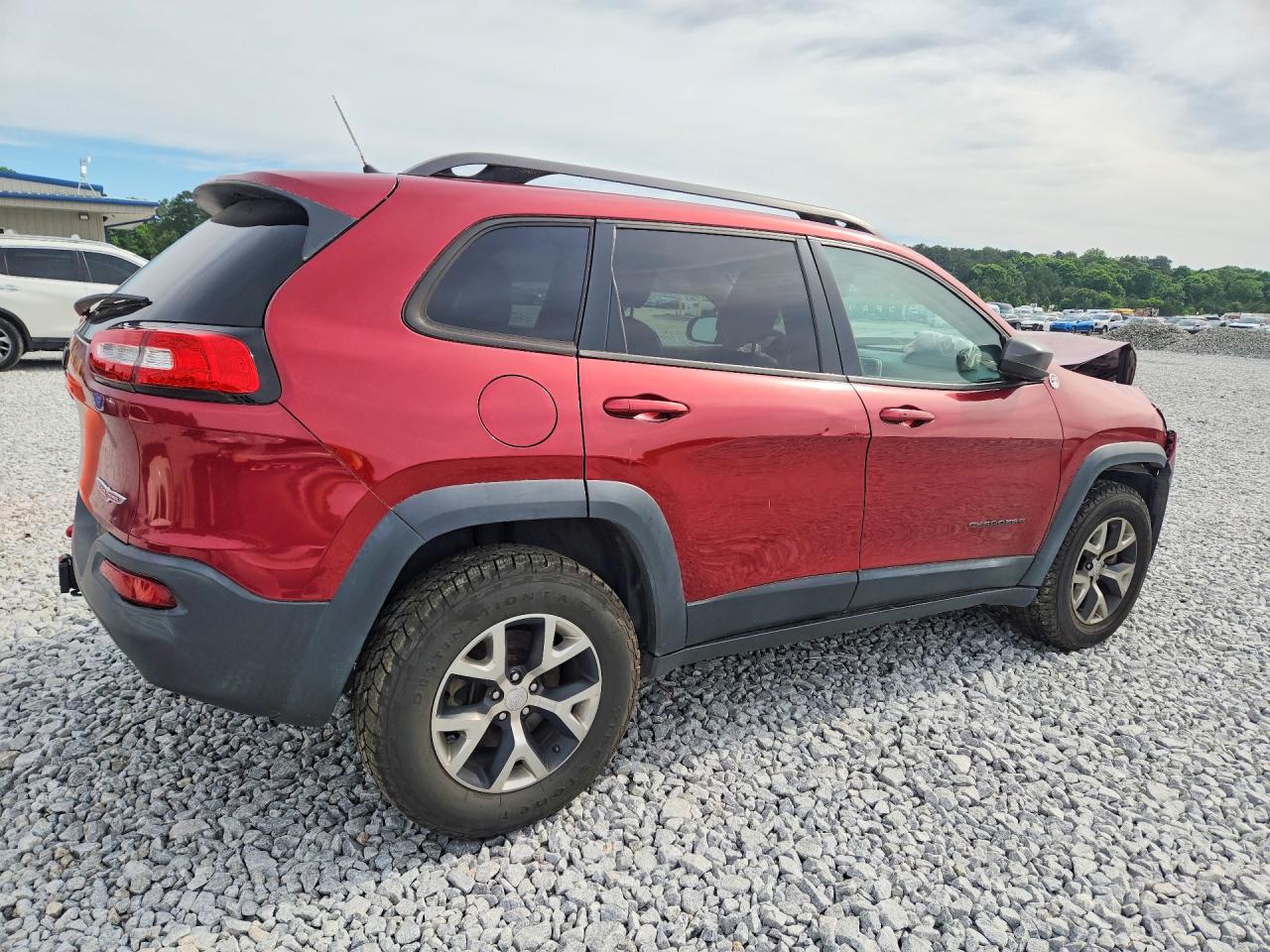 2015 Jeep Cherokee Trailhawk Красный vin: 1C4PJMBS1FW617432