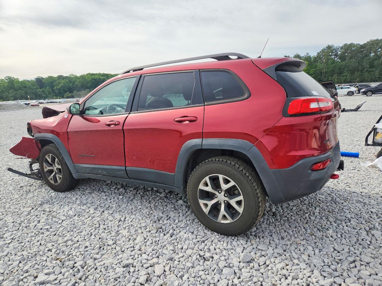 2015 Jeep Cherokee Trailhawk Красный vin: 1C4PJMBS1FW617432