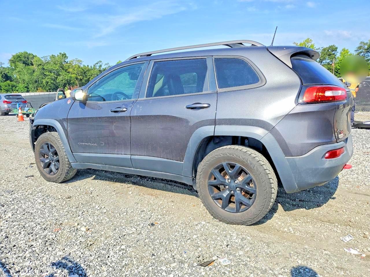 2015 Jeep Cherokee Trailhawk Серый vin: 1C4PJMBS1FW780422