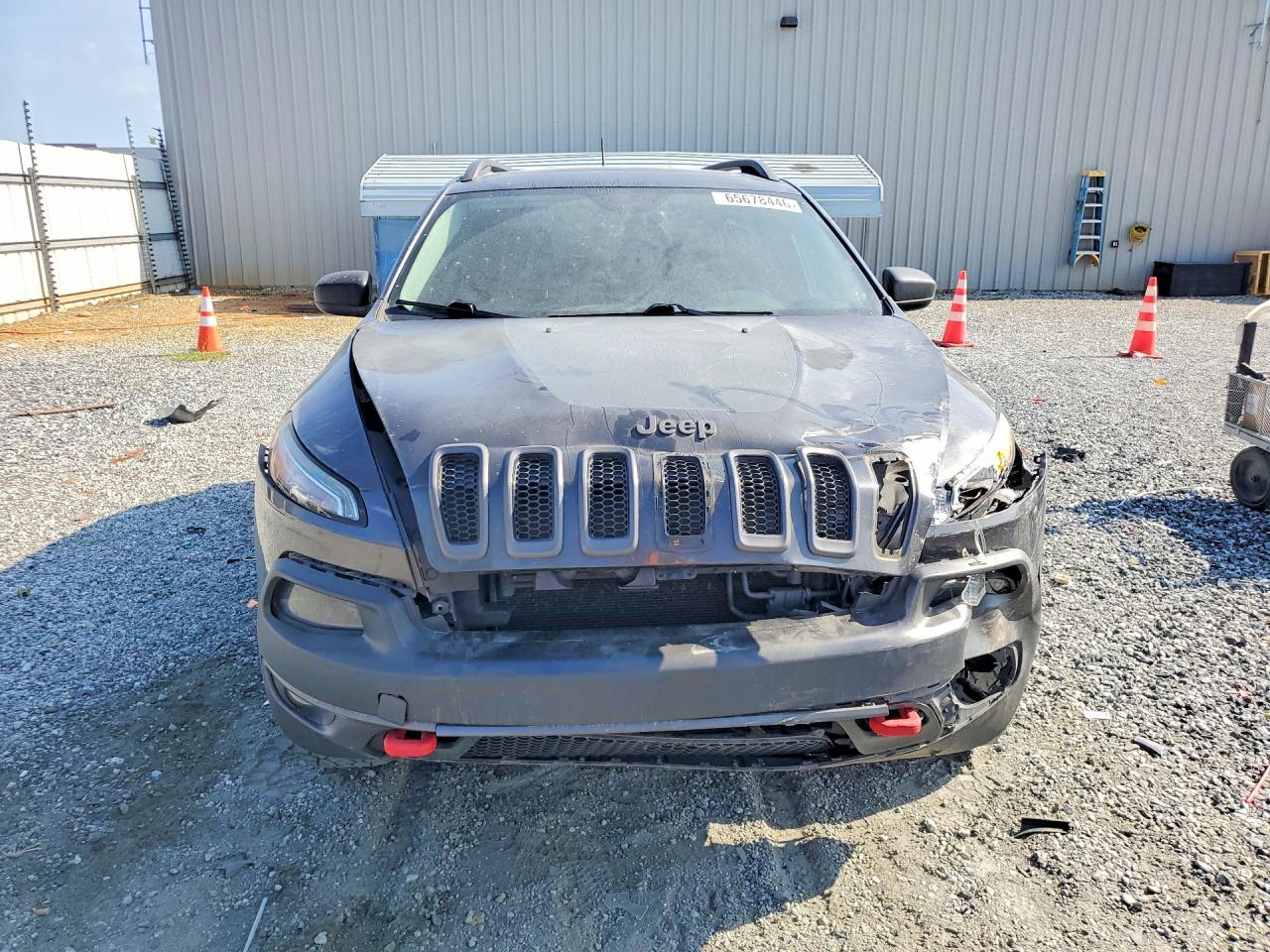 2015 Jeep Cherokee Trailhawk Серый vin: 1C4PJMBS1FW780422