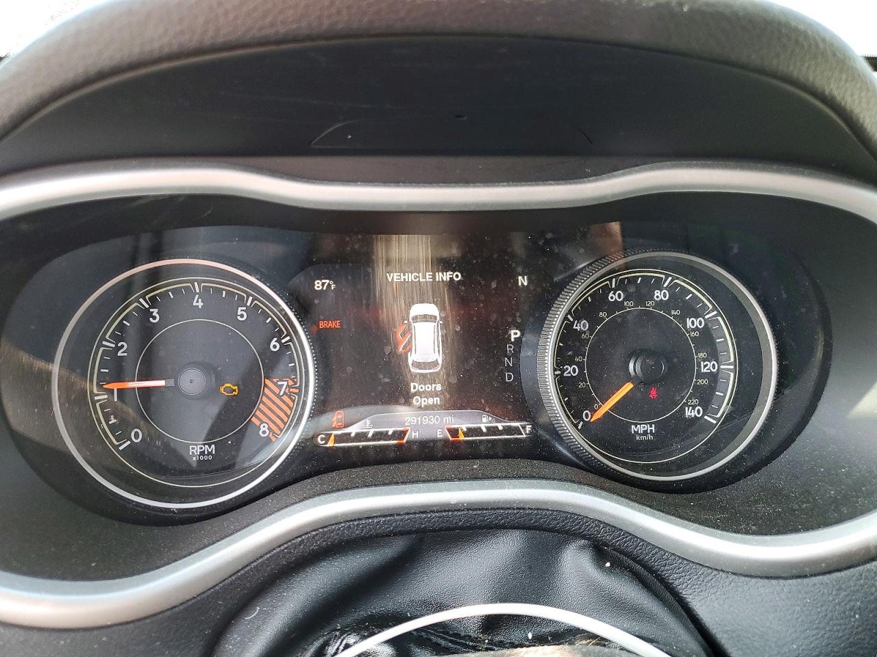 2015 Jeep Cherokee Trailhawk Серый vin: 1C4PJMBS1FW780422