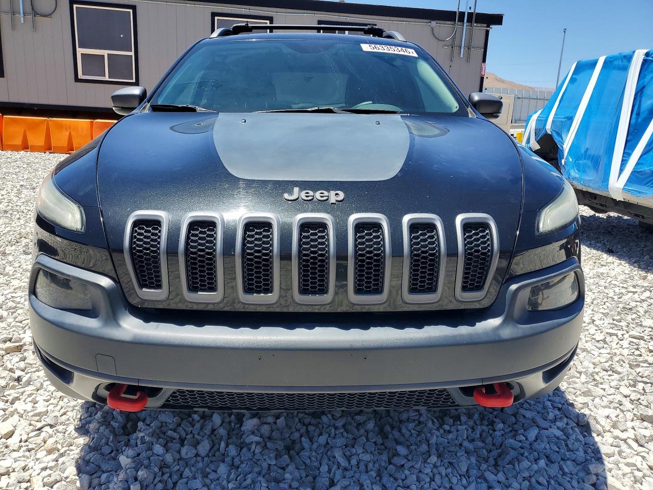2016 Jeep Cherokee Trailhawk Black vin: 1C4PJMBS1GW318394