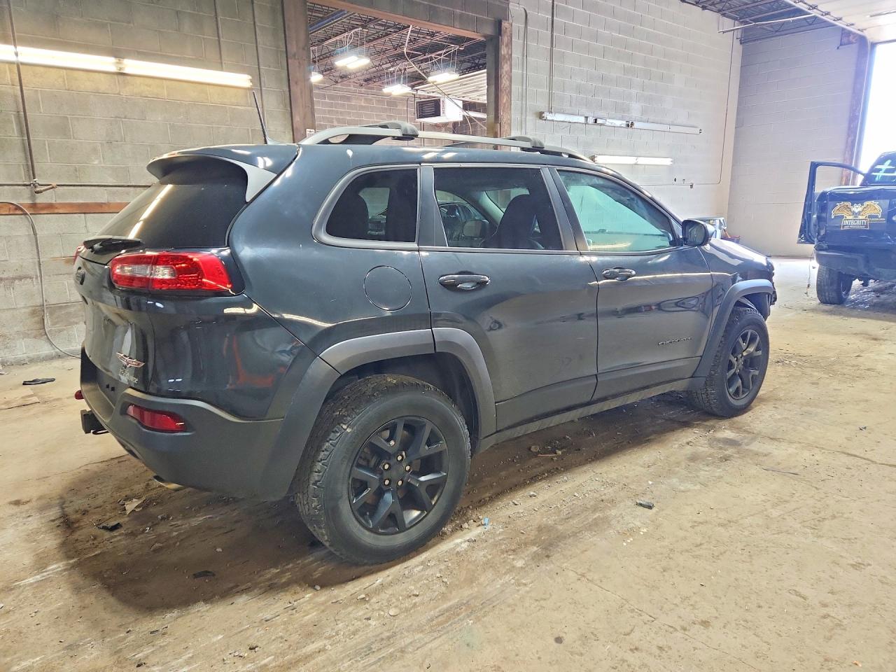 2017 Jeep Cherokee Trailhawk Угольный vin: 1C4PJMBS1HW506804